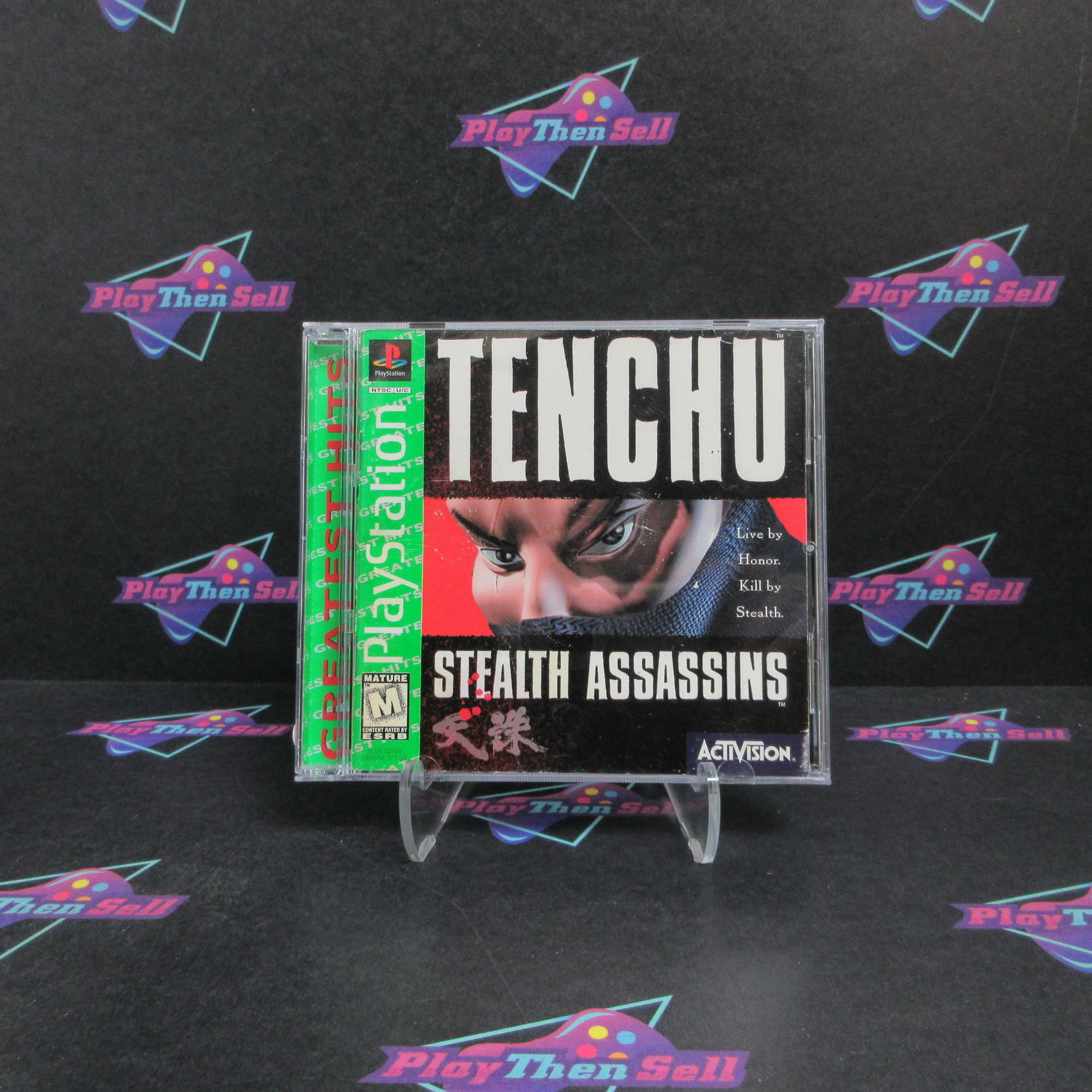 Tenchu Stealth Assassins PS1 PlayStation 1 GH Complete - Very Good