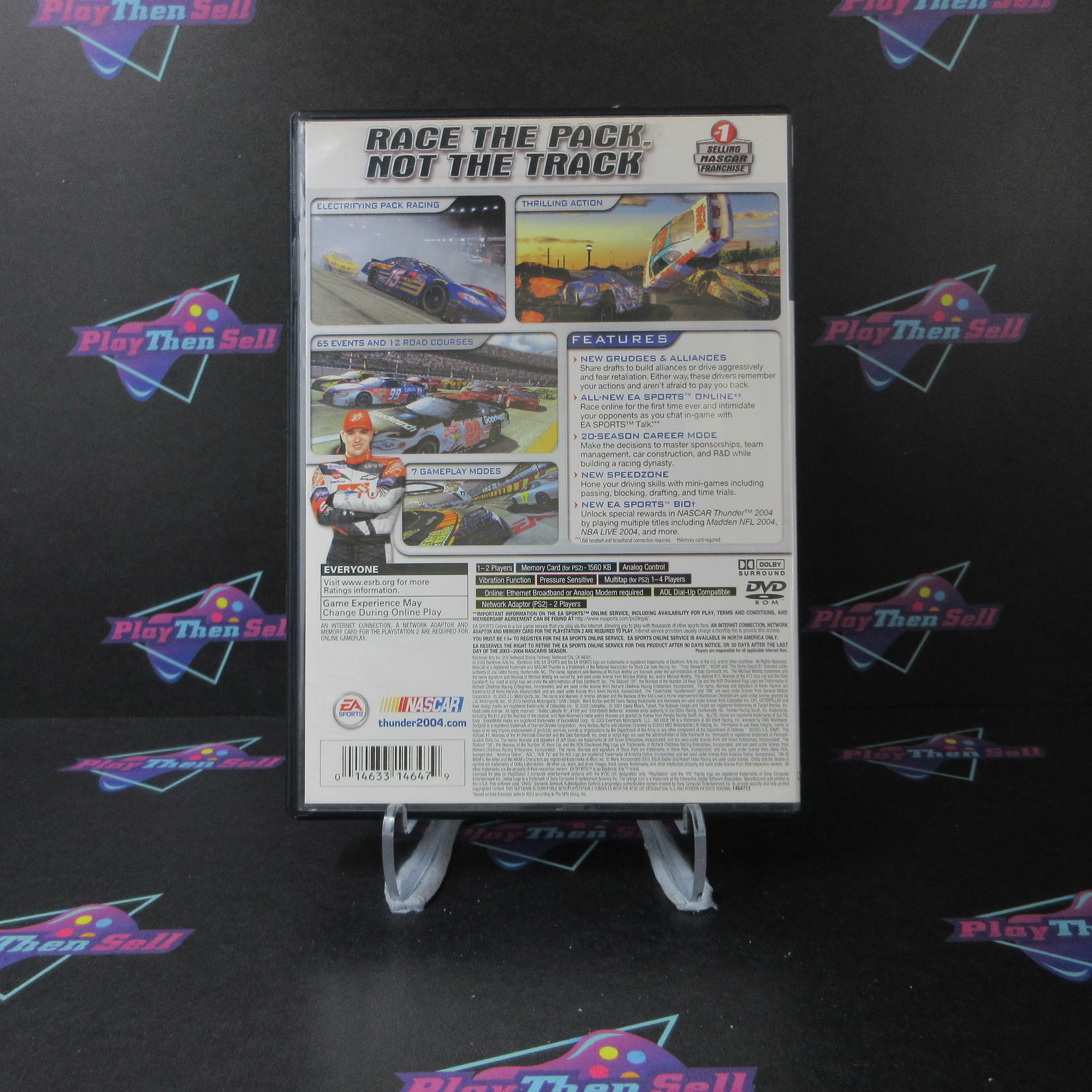 NASCAR Thunder 2004 PS2 PlayStation 2 Complete - Very Good