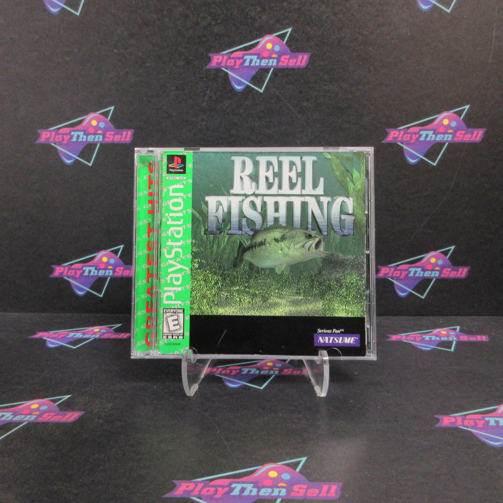 Reel Fishing PS1 PlayStation 1 GH Complete - Very Good