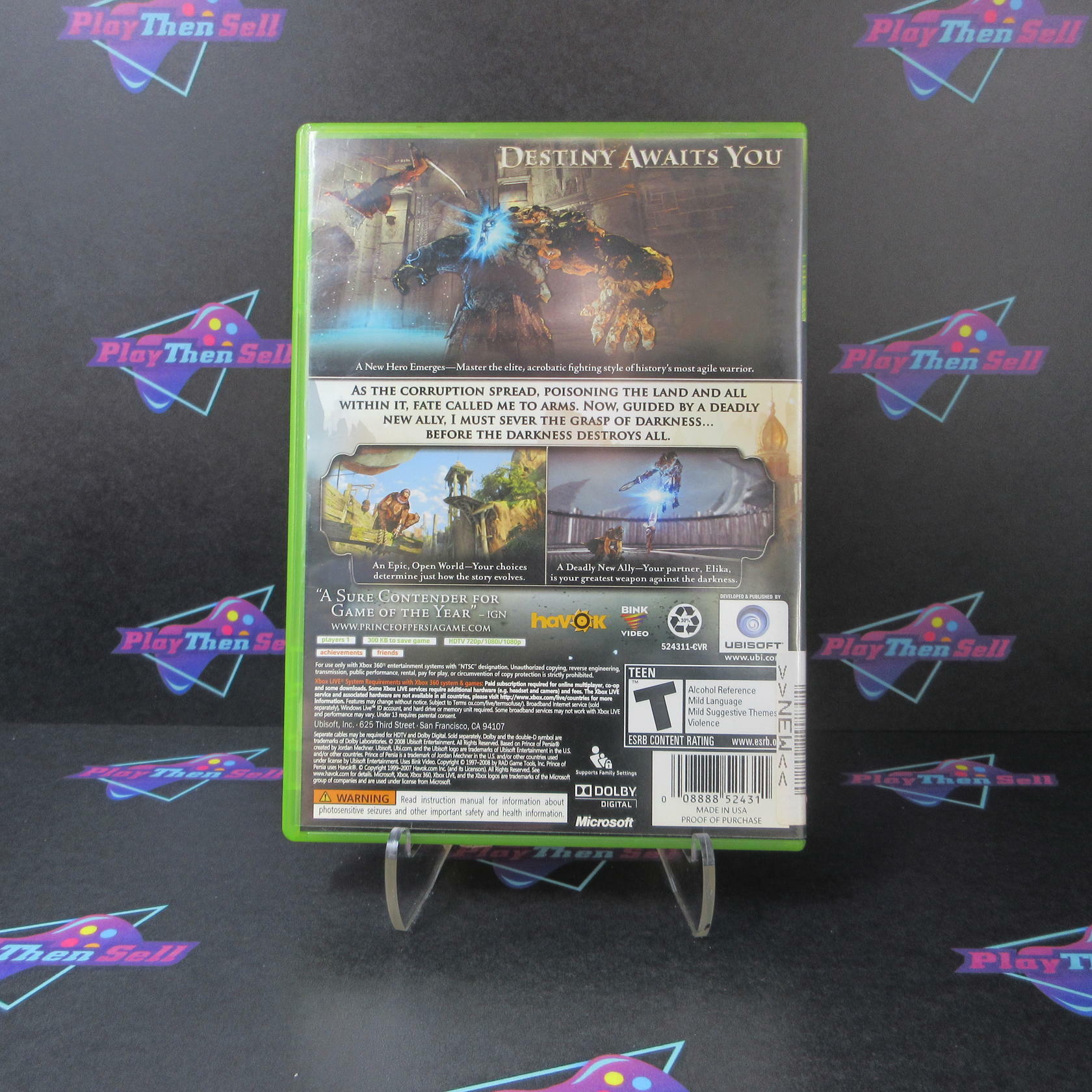 Prince Of Persia Xbox 360 Complete - Very Good