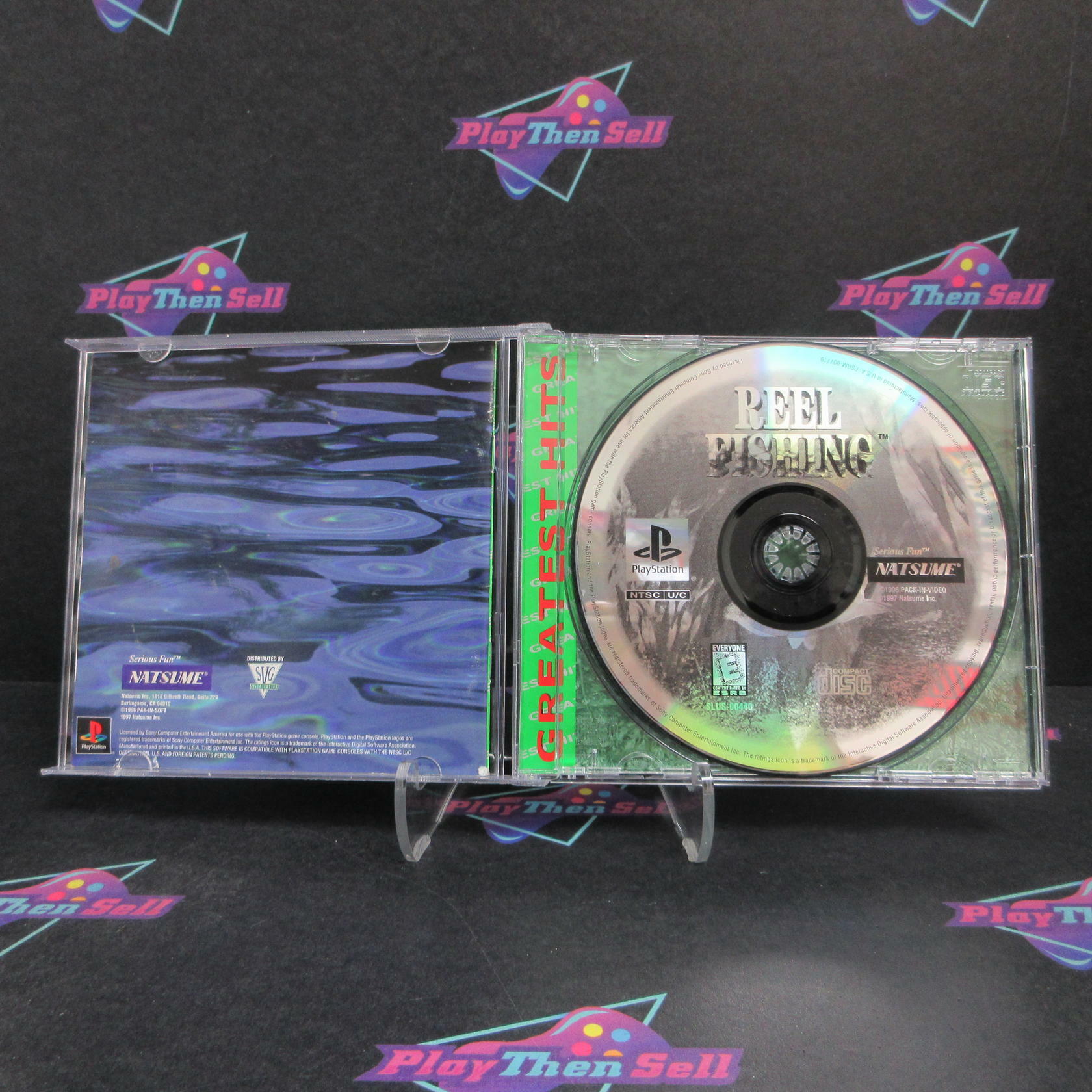 Reel Fishing PS1 PlayStation 1 GH Complete - Very Good
