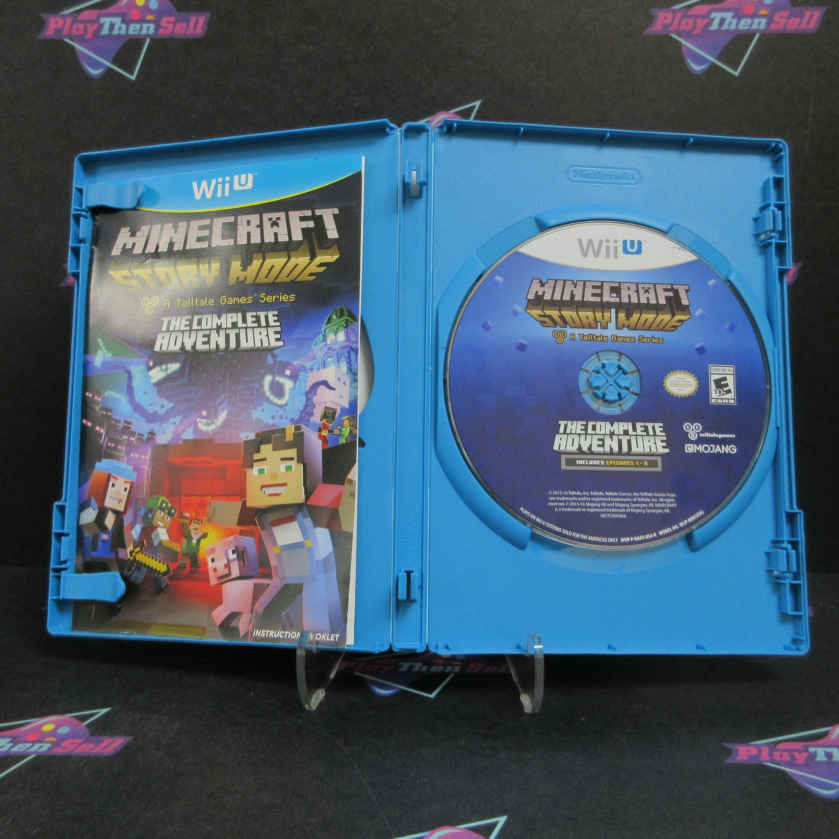 Minecraft Story Mode The Complete Adventure Nintendo Wii U - Very Good