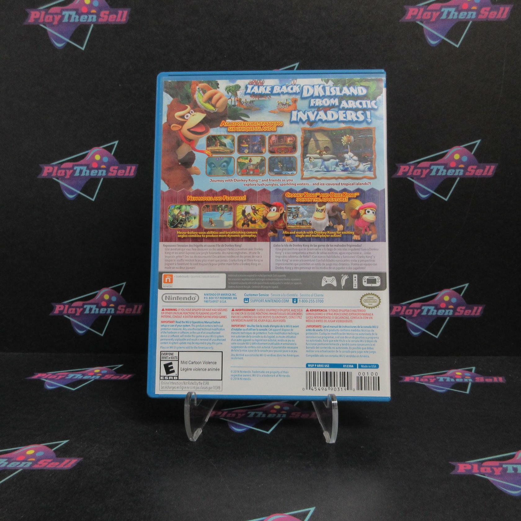 Donkey Kong Country Tropical Freeze Nintendo Wii U - Very Good