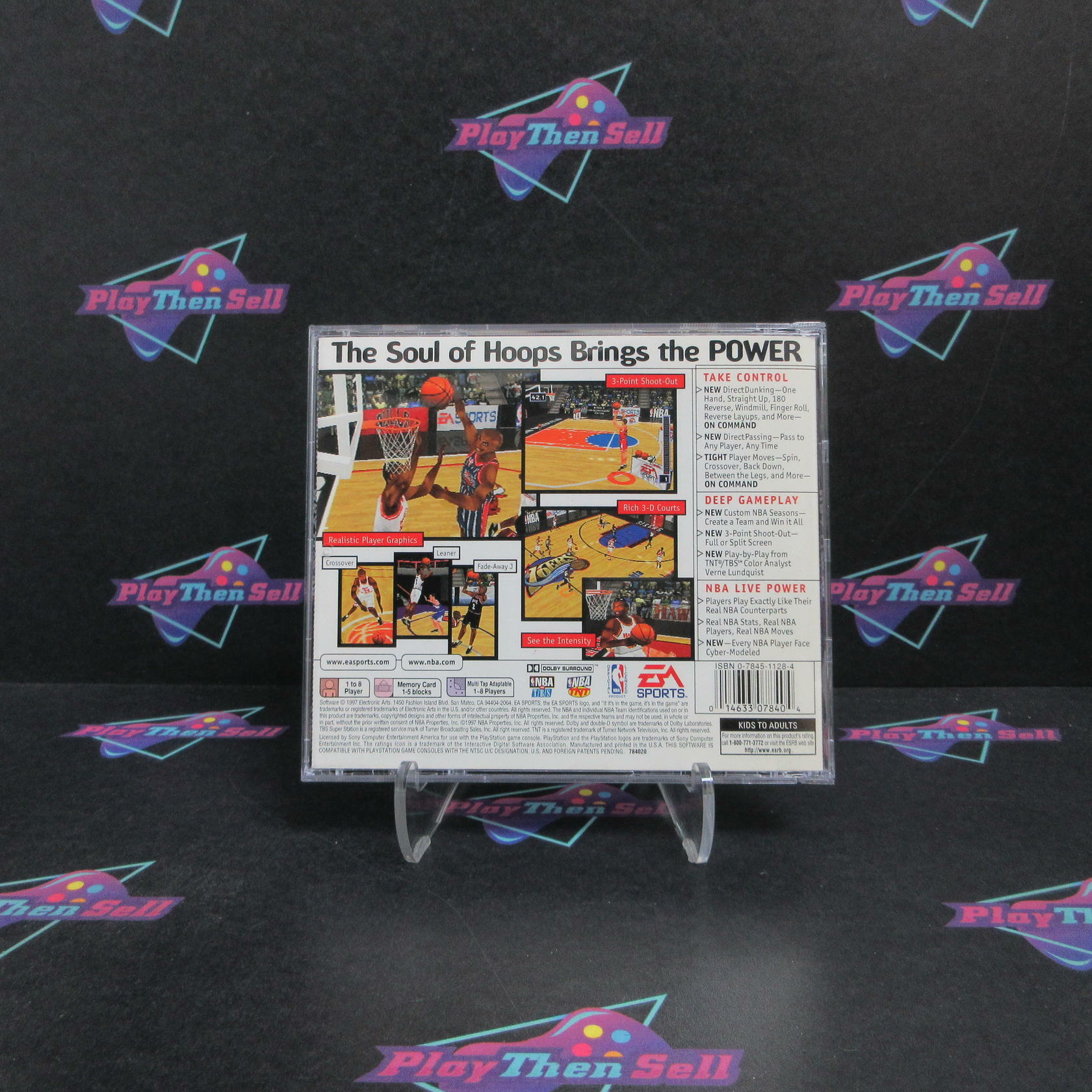 NBA Live 98 PS1 PlayStation 1 Complete - Very Good