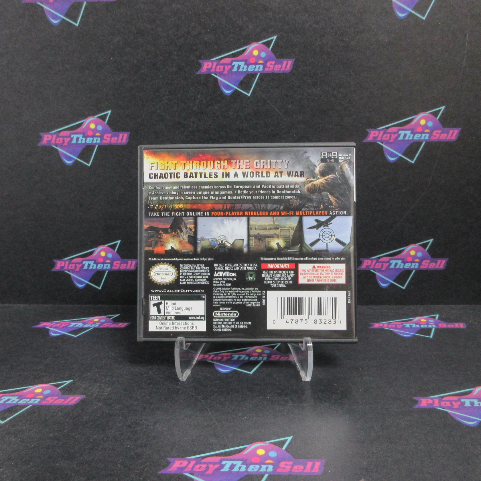 Call of Duty World at War Nintendo DS Complete - Refurbished