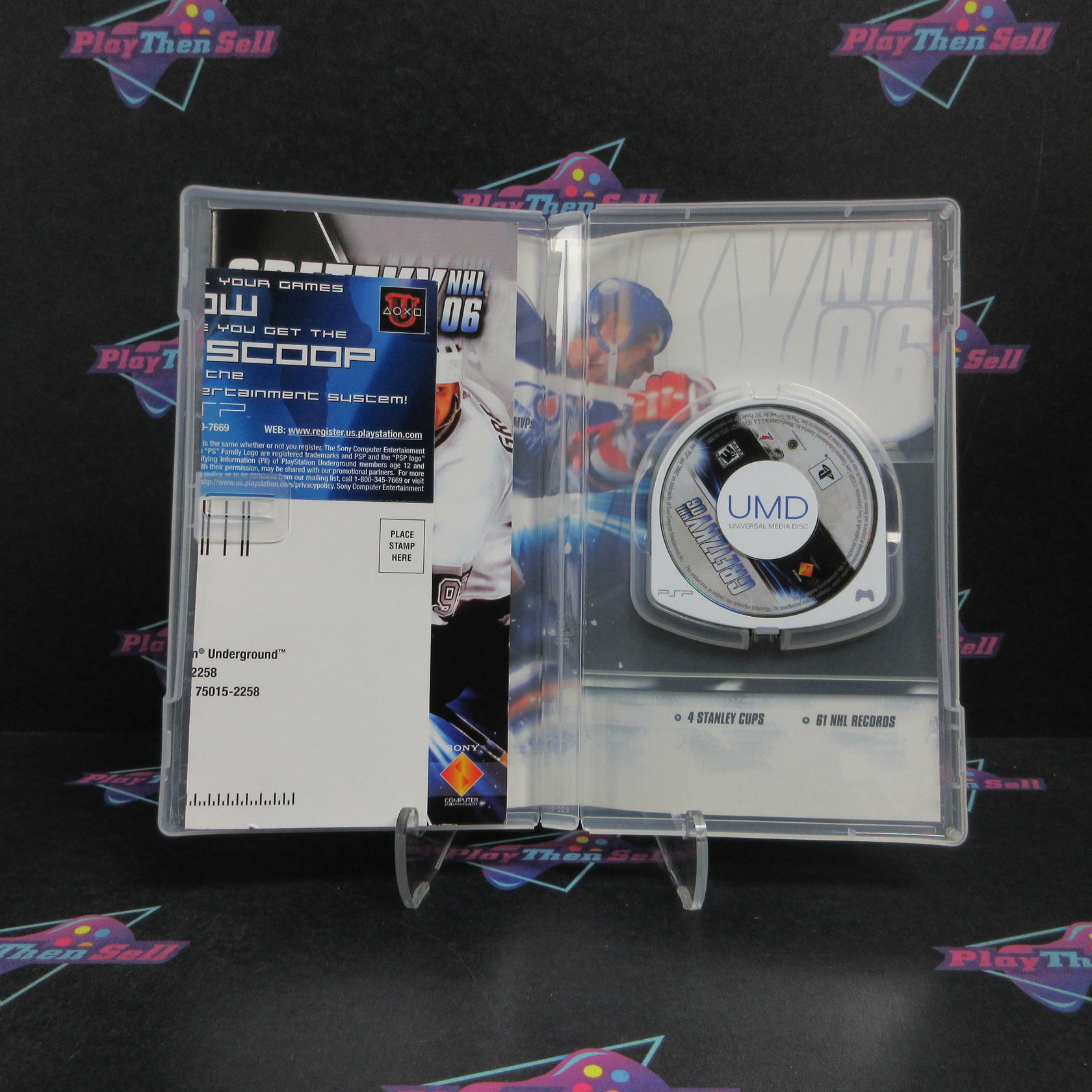 Gretzky NHL' 06 Sony PSP + Reg Card Complete - Refurbished