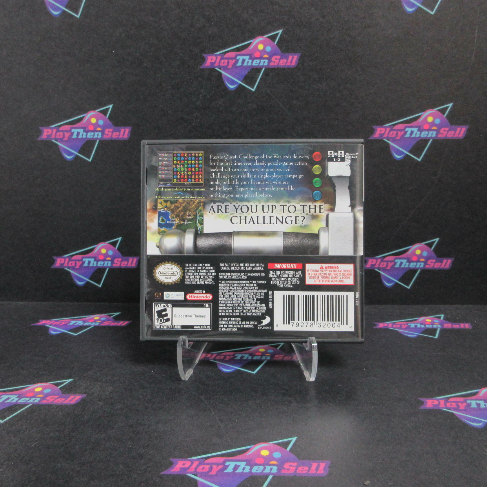 Puzzle Quest Challenge of the Warlords Nintendo DS CIB - Refurbished