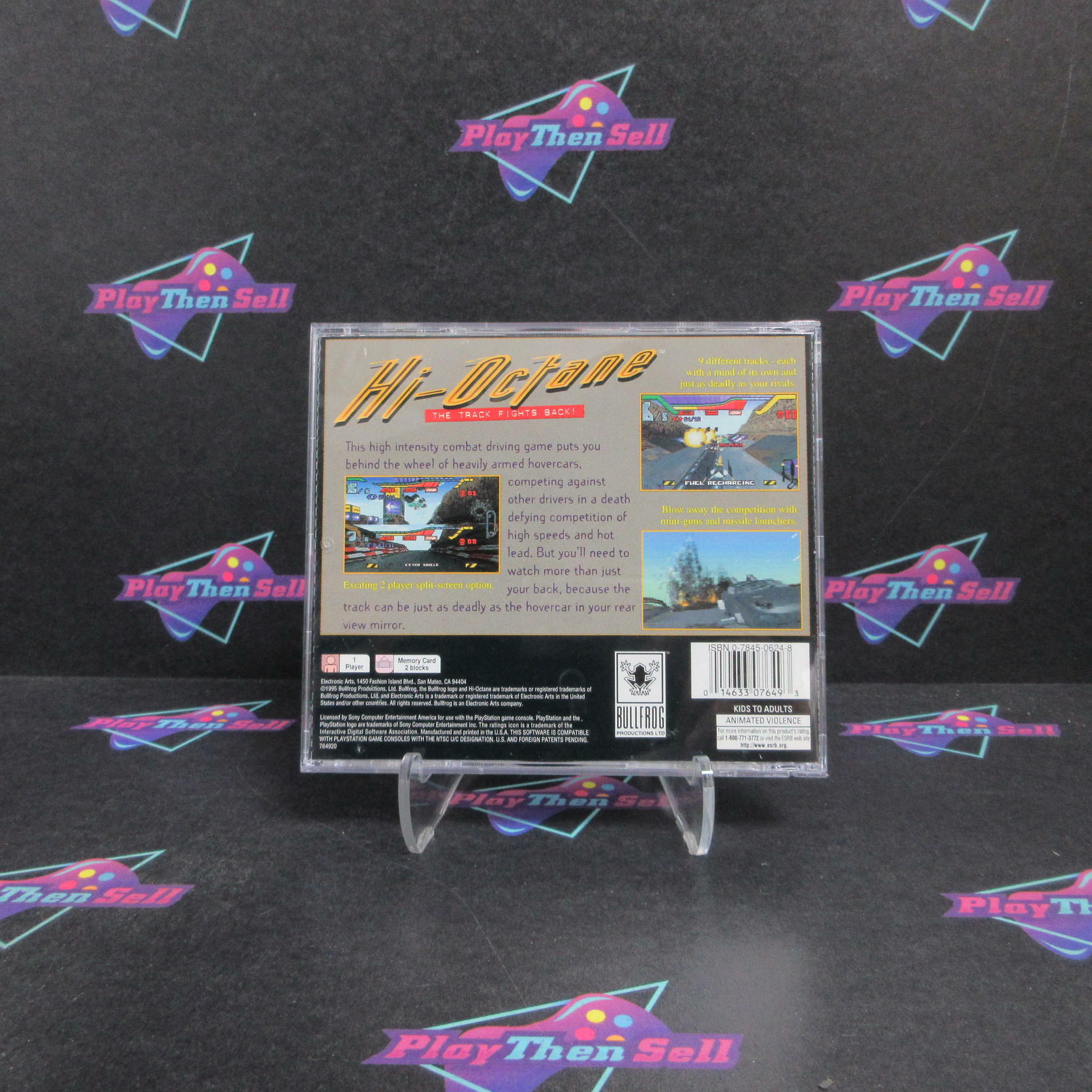 Hi-Octane PS1 PlayStation 1 Jewel Case Variant Complete - Refurbished