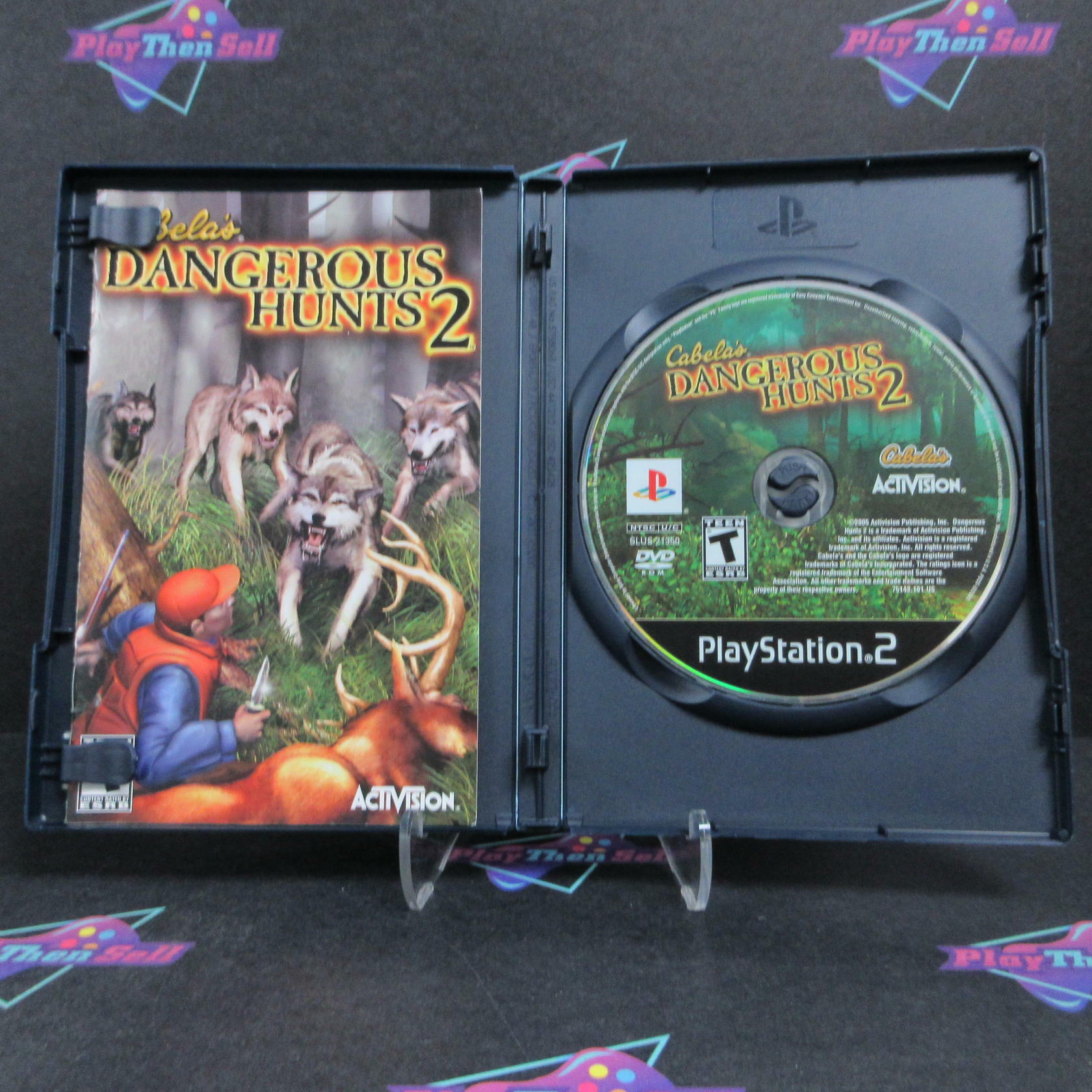 Cabela's Dangerous Hunts 2 PS2 PlayStation 2 + Reg Card Complete - Refurbished