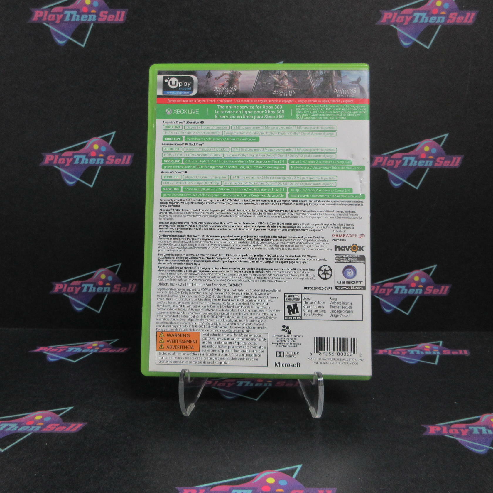 Assassin's Creed The Americas Collection Xbox 360 Complete - Very Good