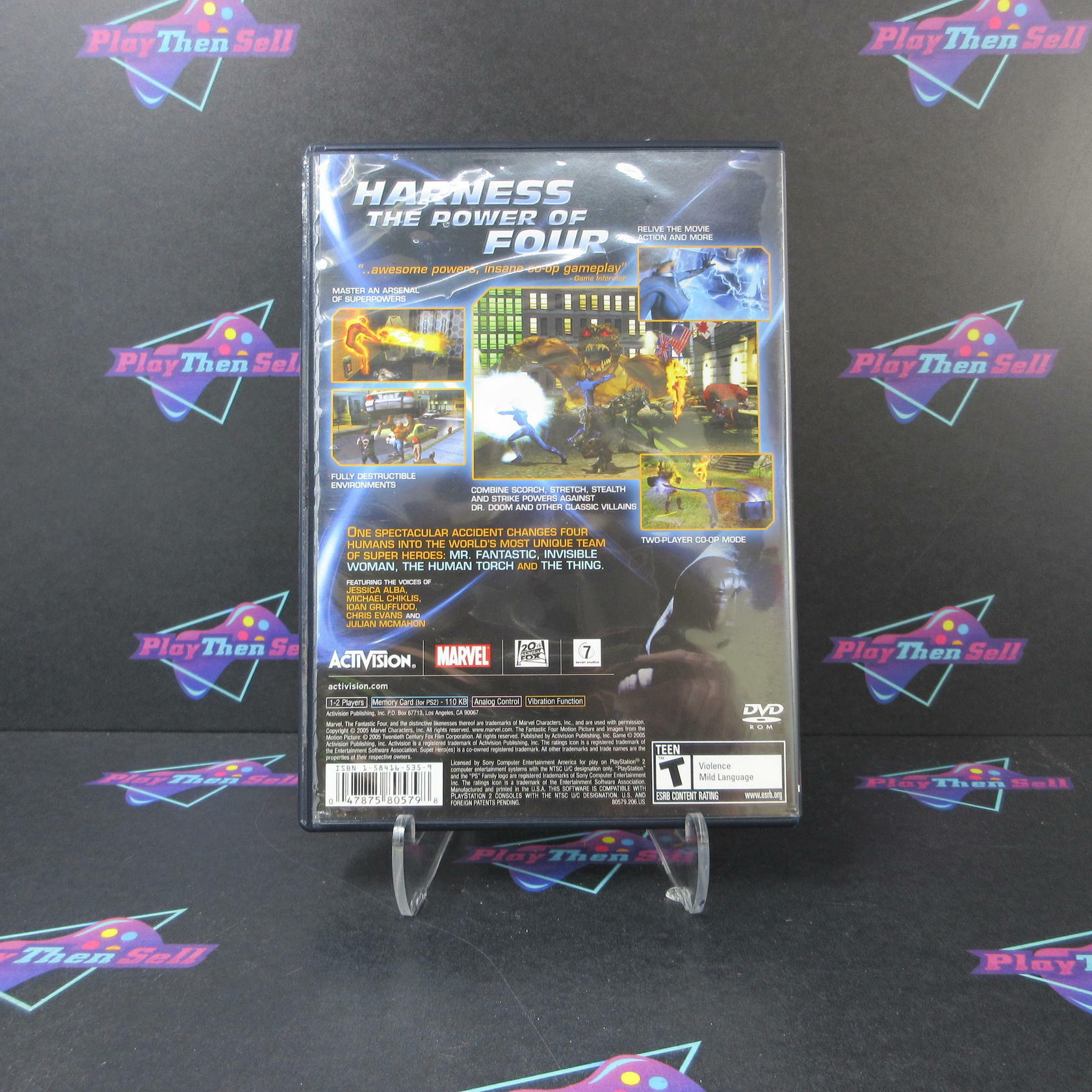 Fantastic Four PS2 PlayStation 2 Complete - Very Good