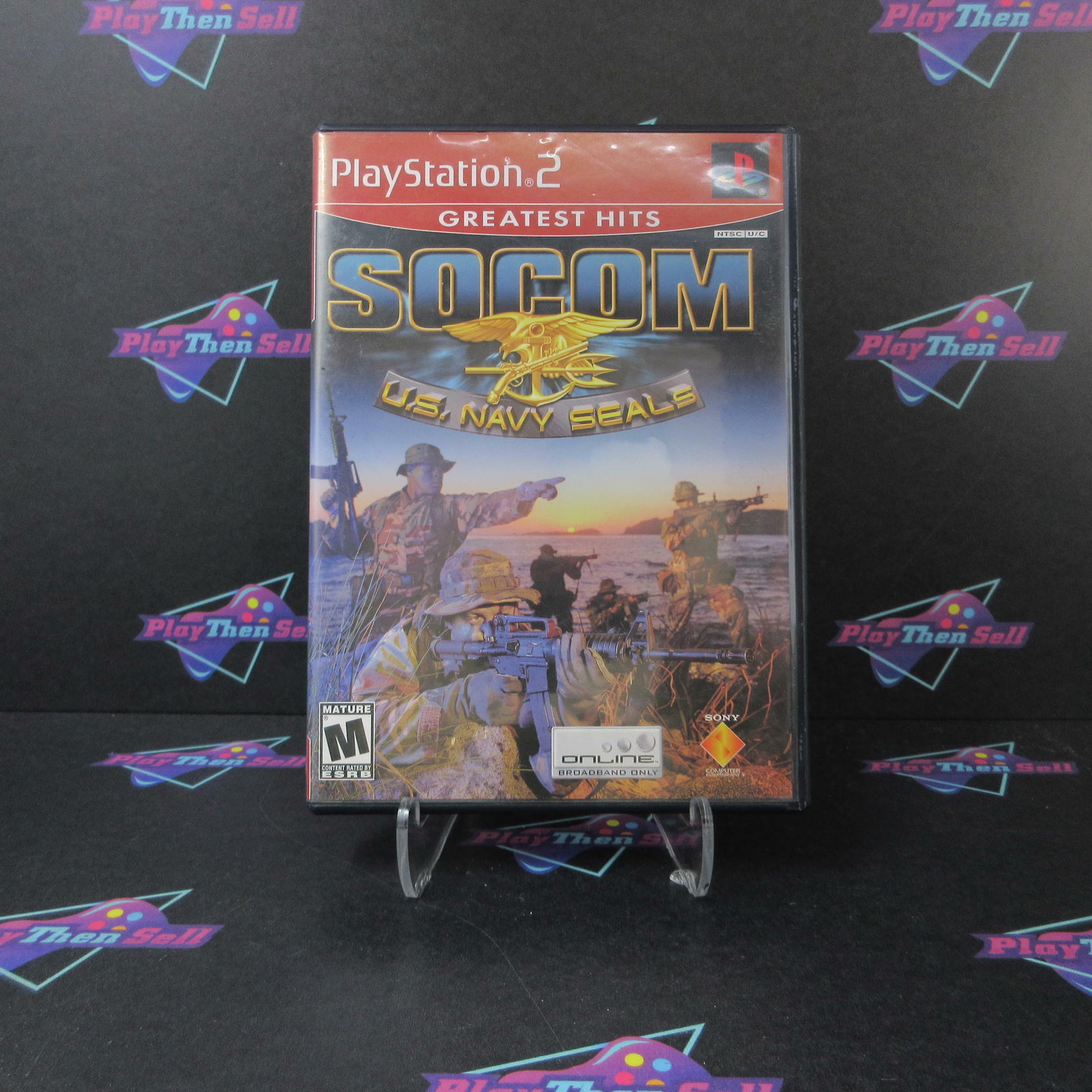 SOCOM US Navy Seals GH PS2 PlayStation 2 Complete - Very Good