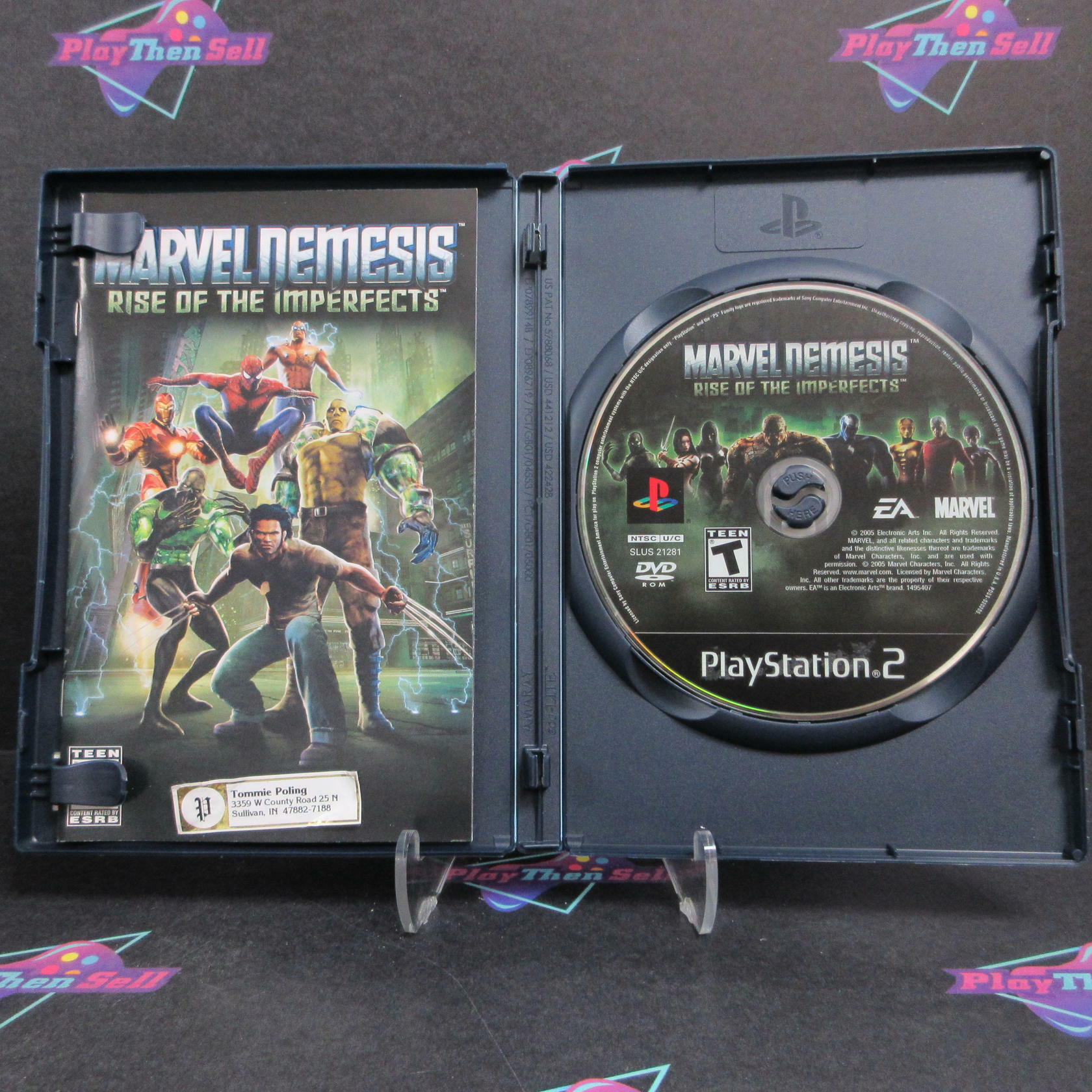 Marvel Nemesis Rise of the Imperfects PS2 PlayStation 2 Complete - Very Good