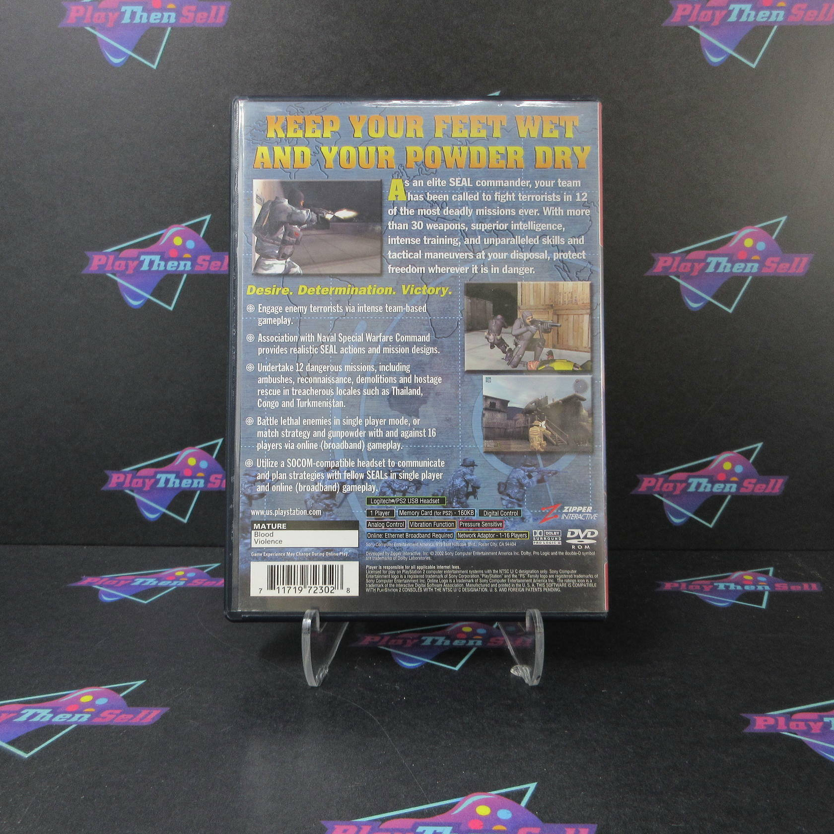 SOCOM US Navy Seals GH PS2 PlayStation 2 Complete - Very Good