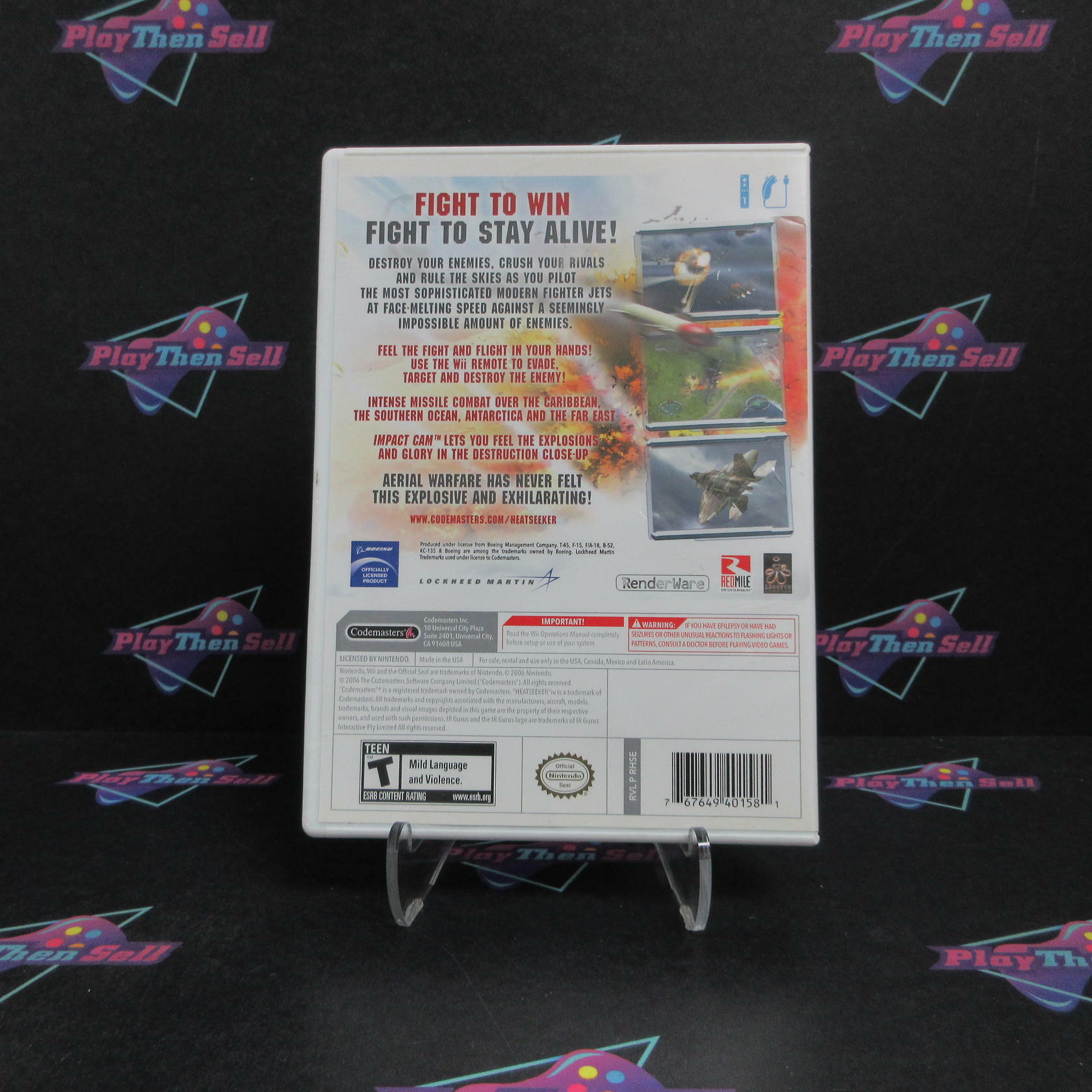 Heatseeker Nintendo Wii Complete - Very Good