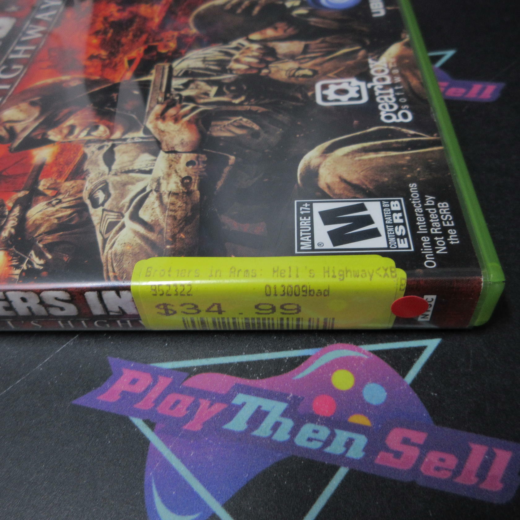 Brothers in Arms Hell's Highway Xbox 360 Complete - Very Good