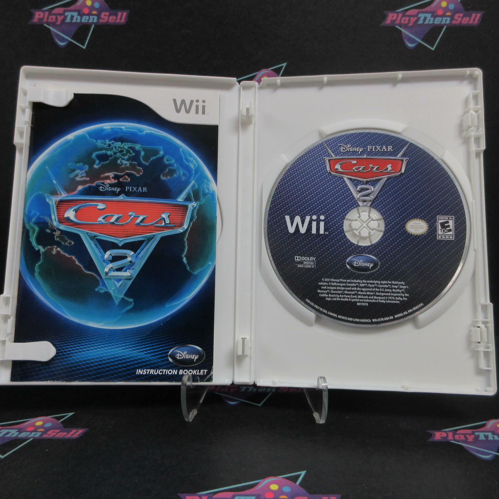 Cars 2 The Video Game Nintendo Wii Complete - Very Good