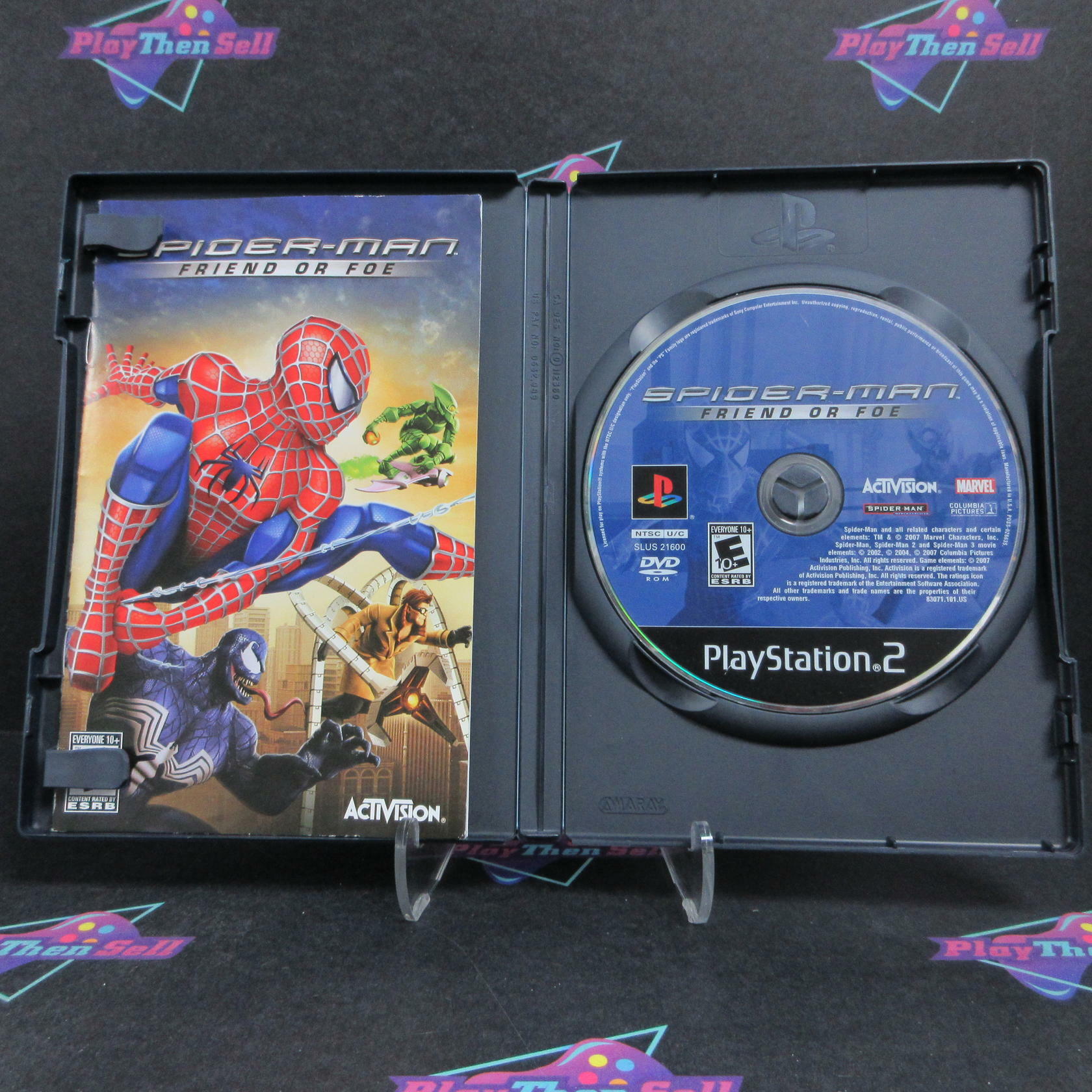 Spiderman Friend or Foe PS2 PlayStation 2 Complete - Very Good