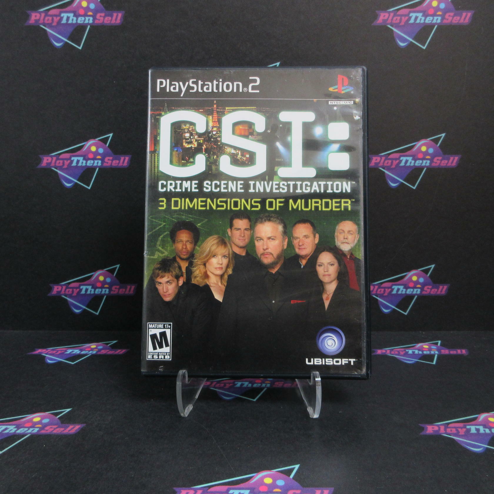 CSI 3 Dimensions of Murder PS2 PlayStation 2 Complete - Very Good