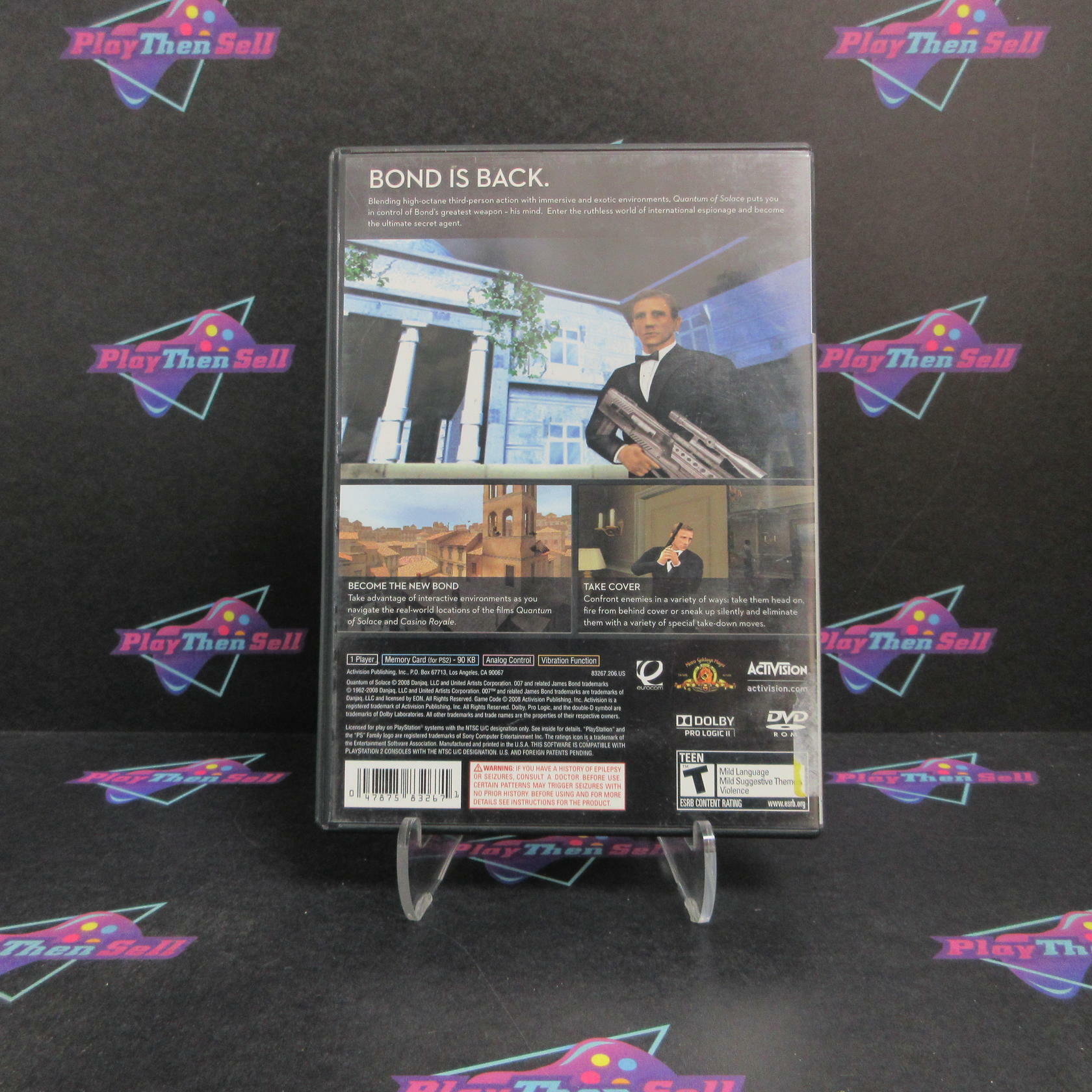 James Bond 007 Quantum of Solace PS2 PlayStation 2 Complete - Very Good