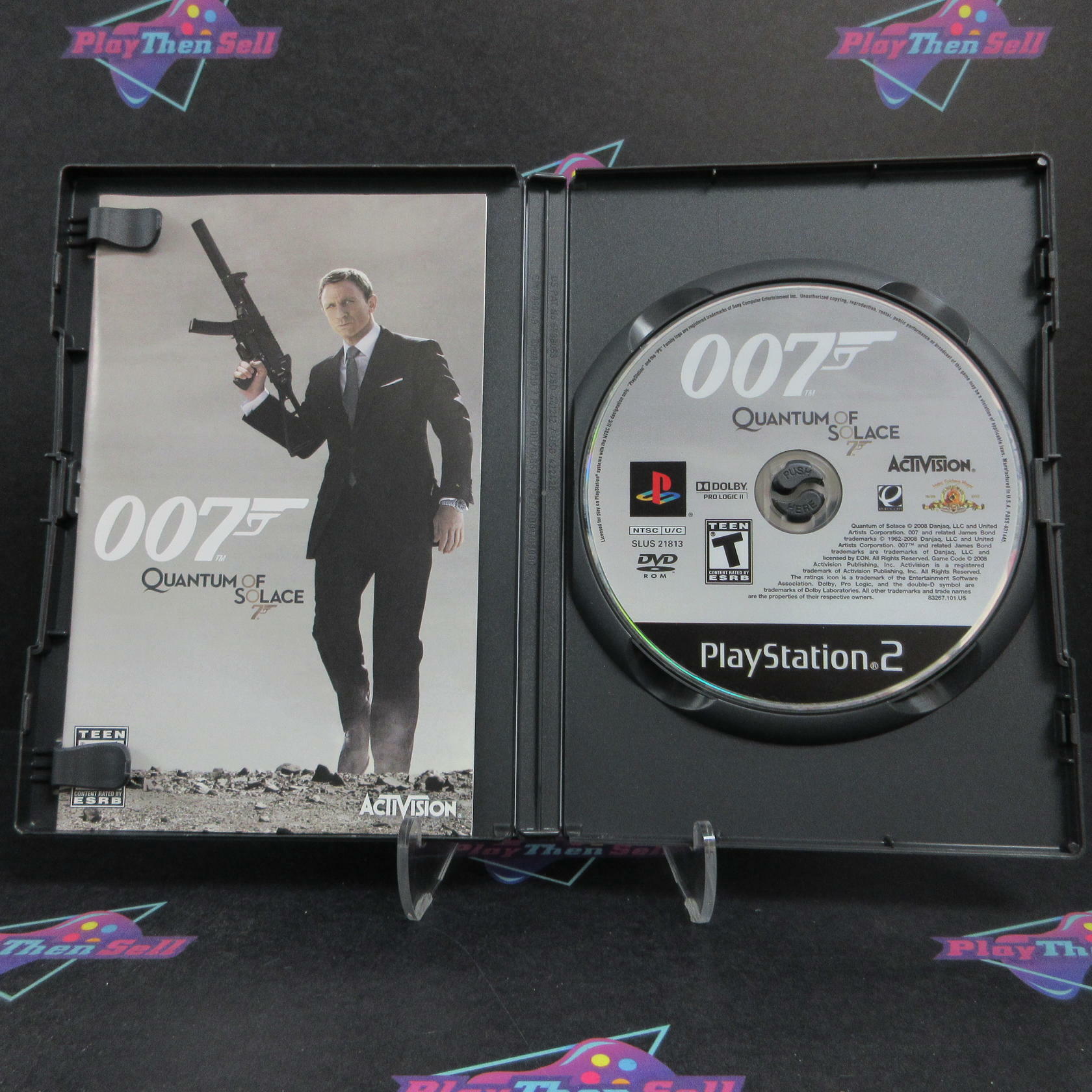 James Bond 007 Quantum of Solace PS2 PlayStation 2 Complete - Very Good