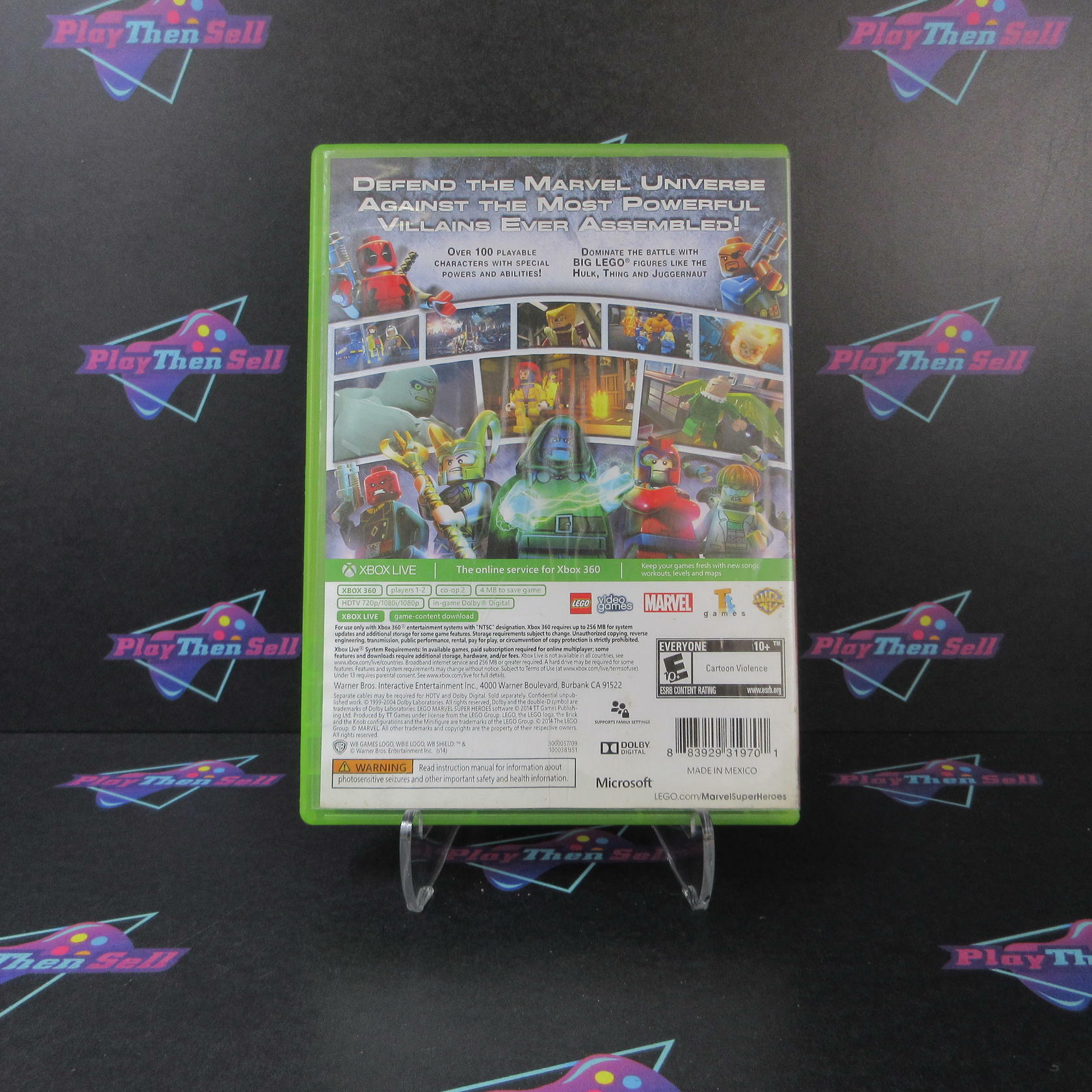 Lego Marvel Super Heroes Xbox 360 Complete - Very Good