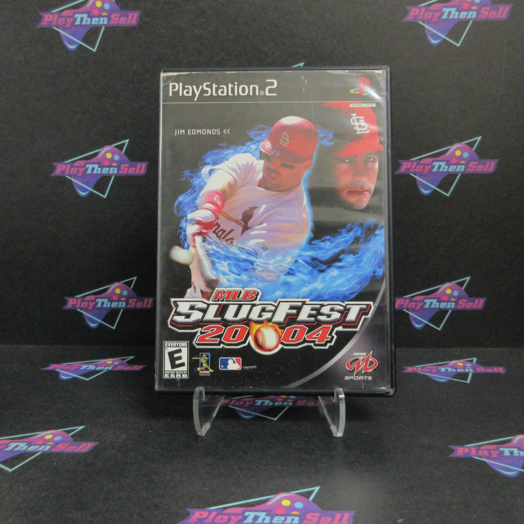 MLB Slugfest 2004 PS2 PlayStation 2 + Reg Card Complete - Very Good