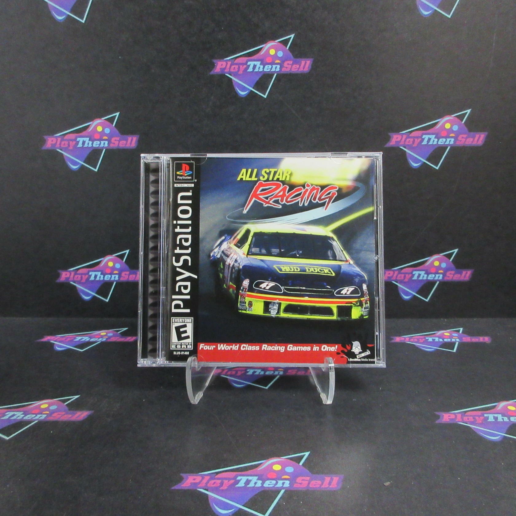 All Star Racing PS1 PlayStation 1 + Reg Card Complete - Refurbished