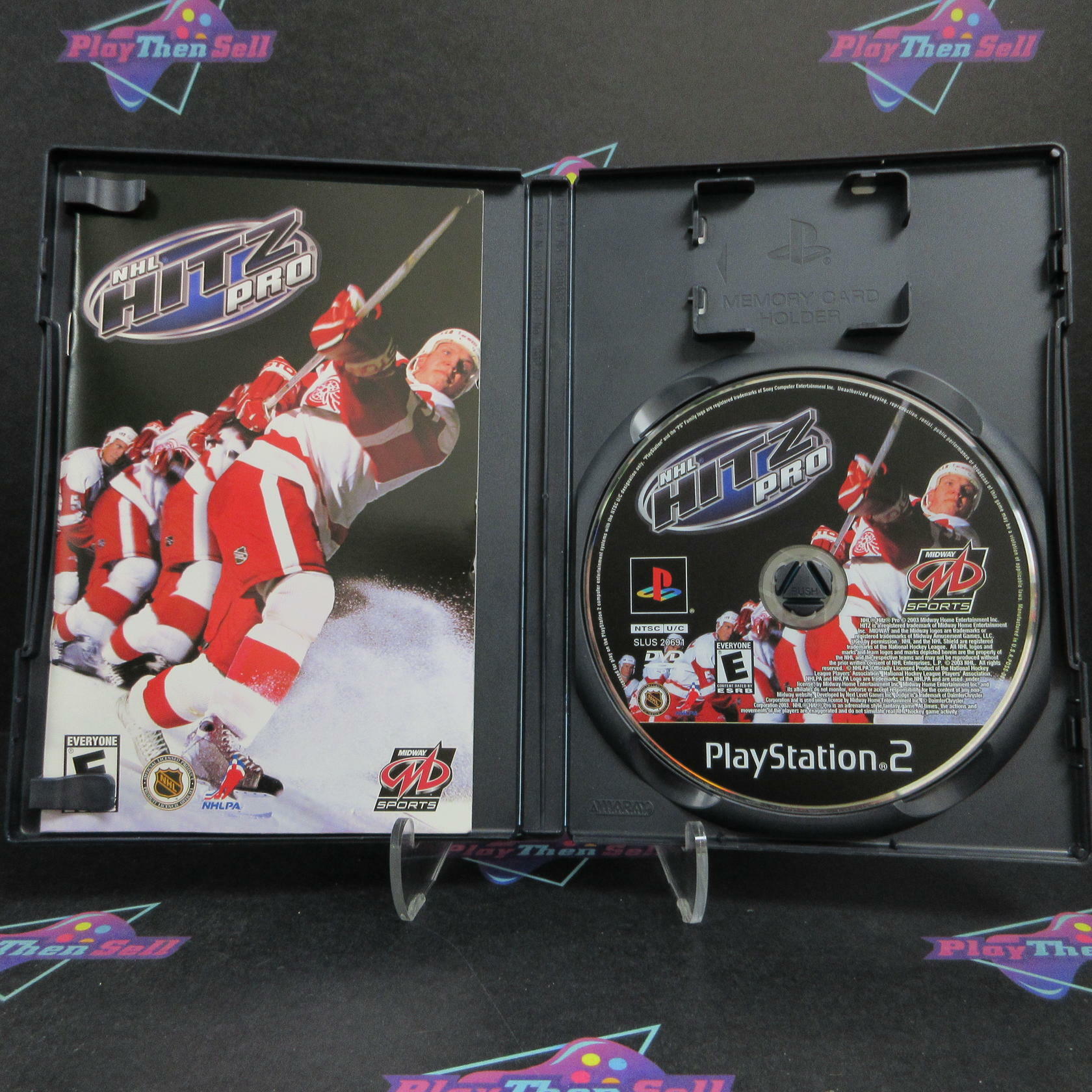 NHL Hitz Pro PS2 PlayStation 2 + Reg Card Complete - Very Good