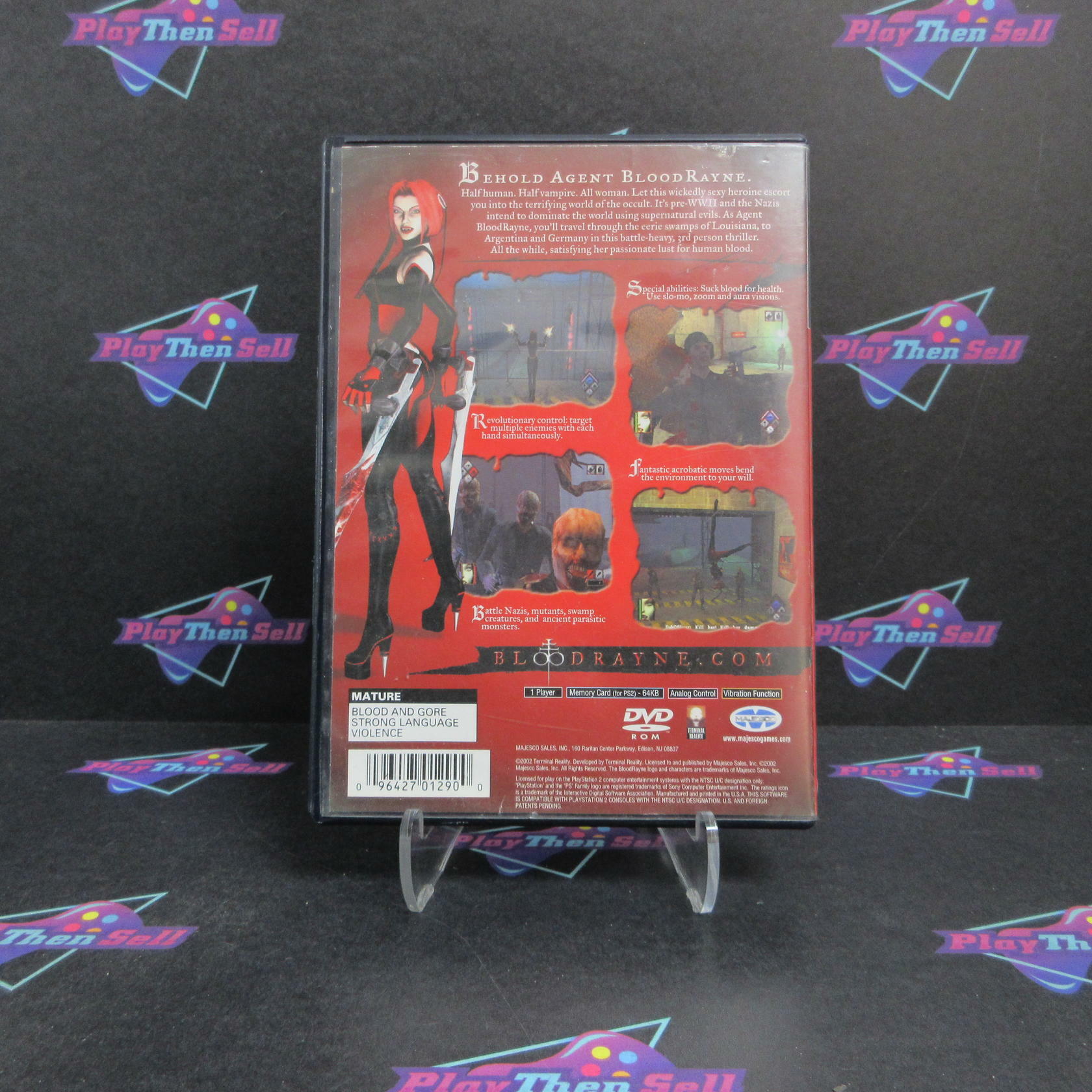 Blood Rayne PS2 PlayStation 2 Complete - Very Good