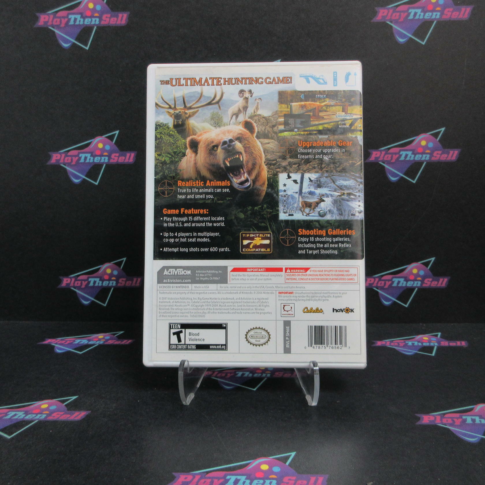 Cabela's Big Game Hunter 2012 Nintendo Wii Complete - Very Good