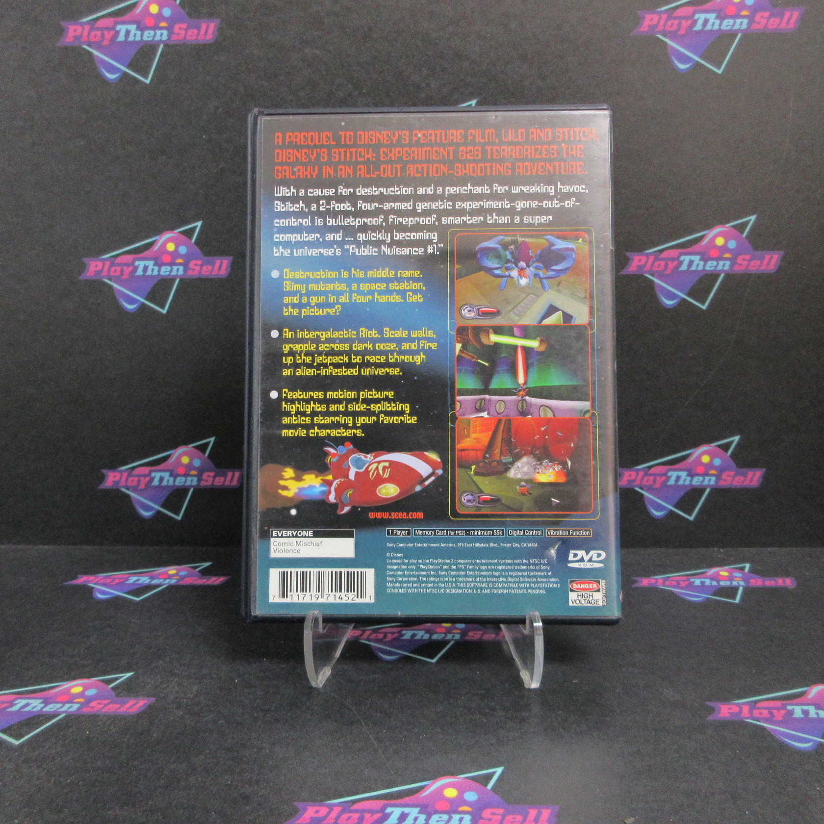 Disney's Stitch Experiment 626 PS2 PlayStation 2 Complete - Very Good