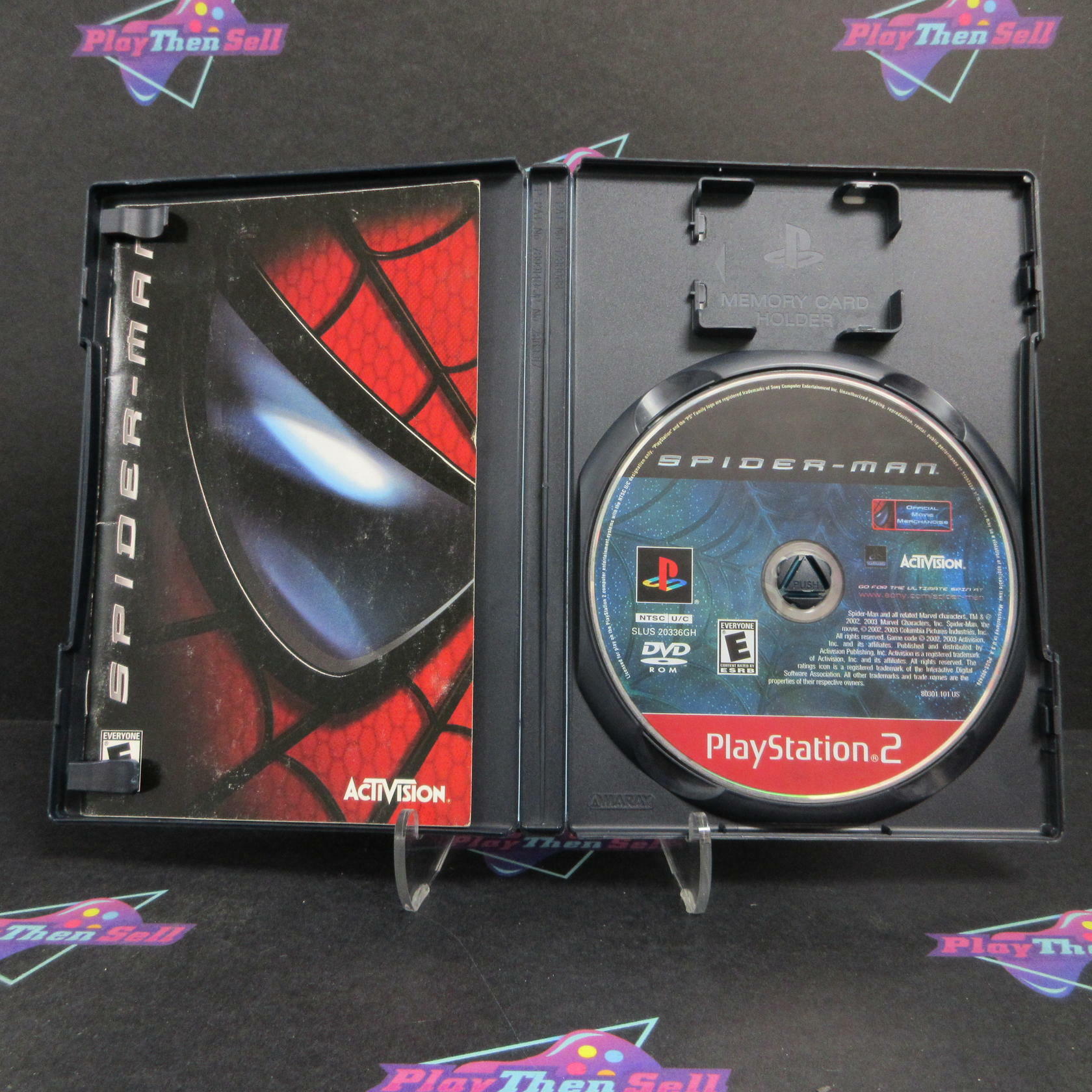 Spider-Man PS2 PlayStation 2 GH + Reg Card Complete - Very Good