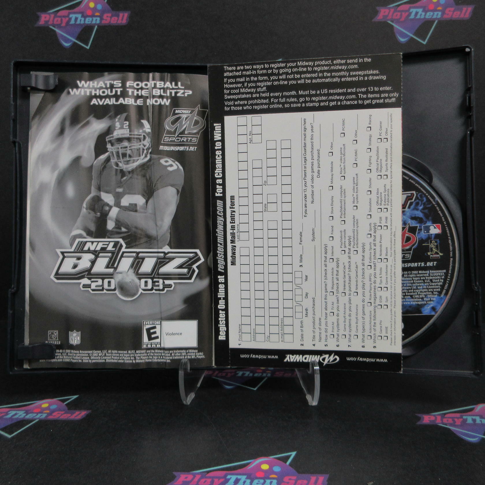 MLB Slugfest 2004 PS2 PlayStation 2 + Reg Card Complete - Very Good