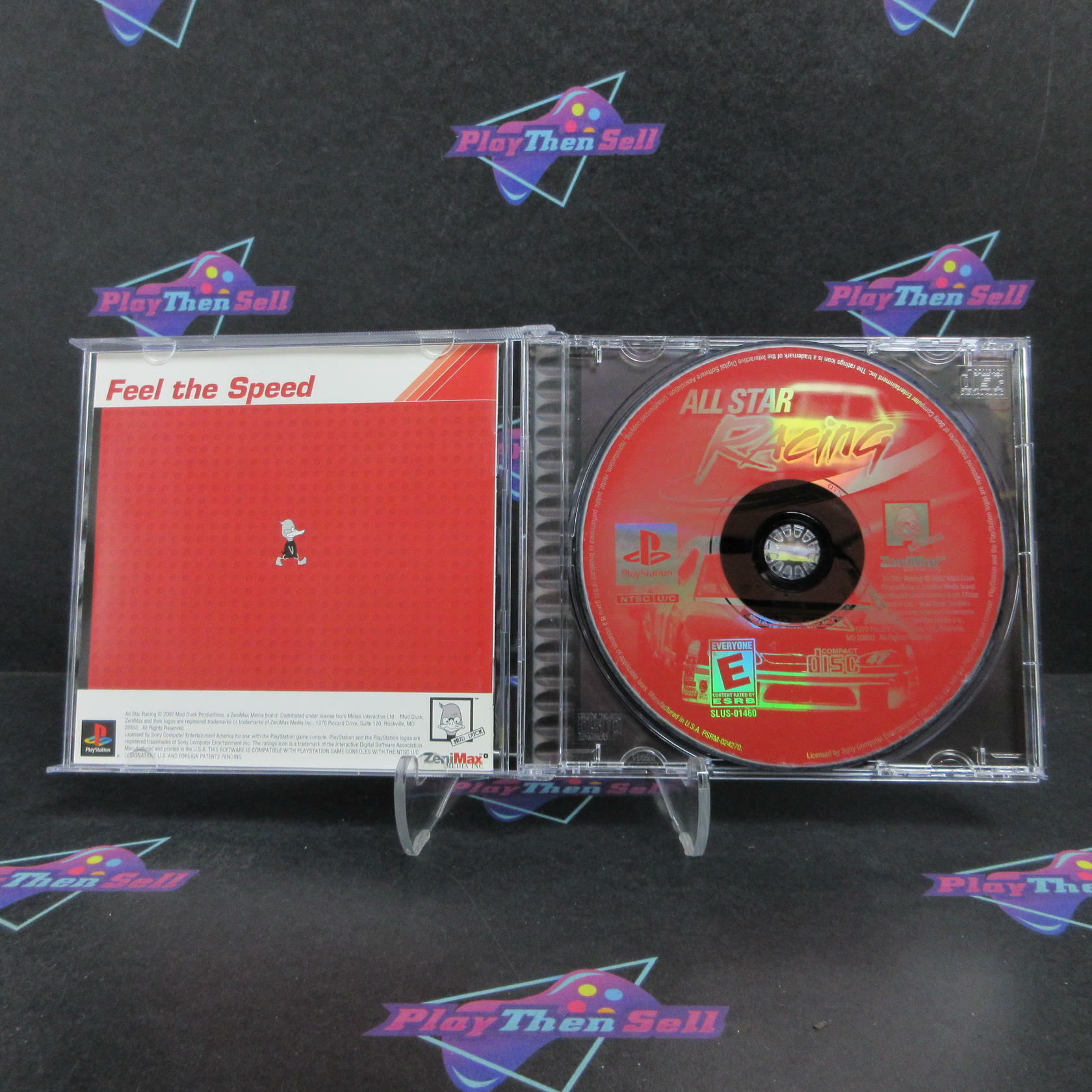 All Star Racing PS1 PlayStation 1 + Reg Card Complete - Refurbished