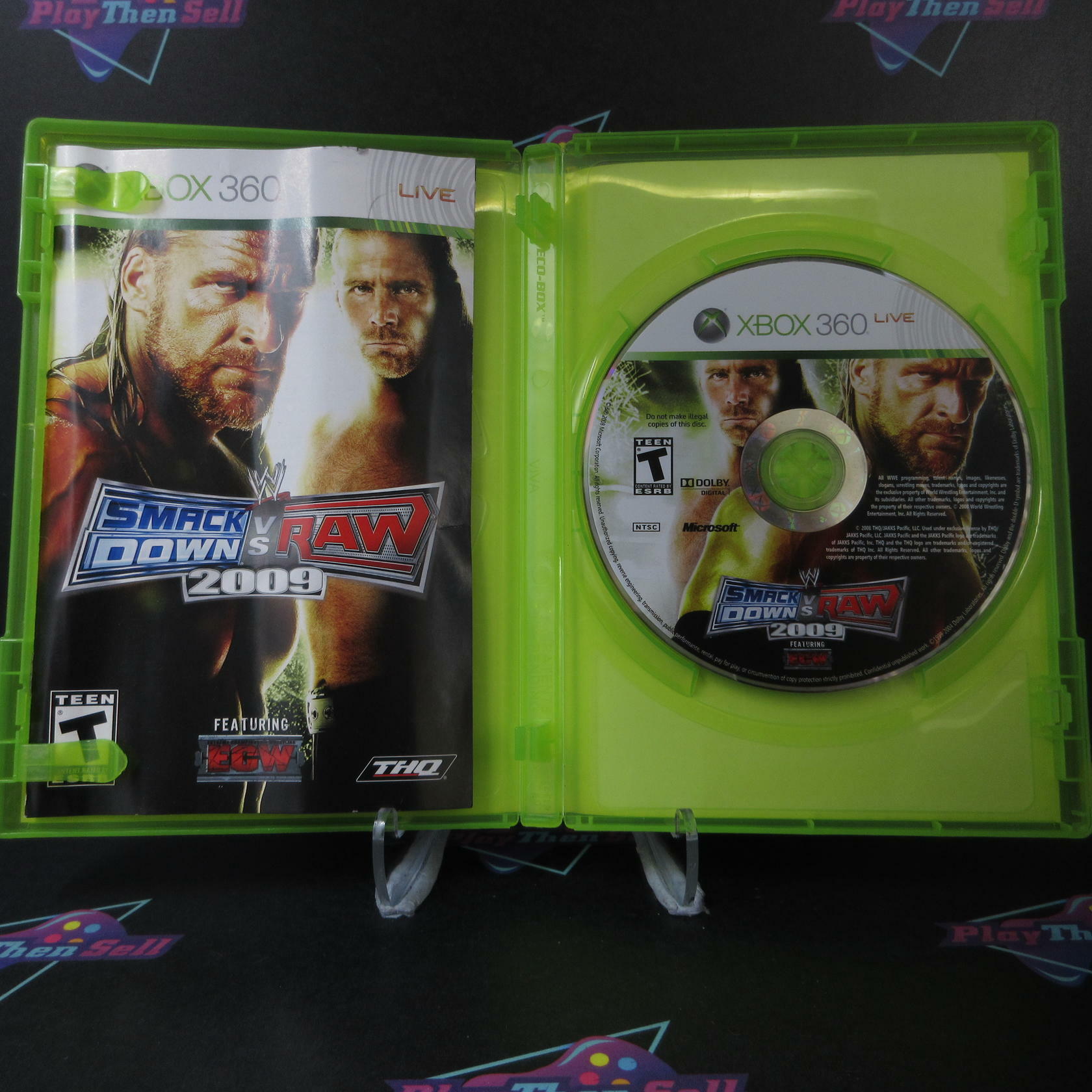 WWE Smackdown vs Raw 2009 Xbox 360 Complete - Very Good