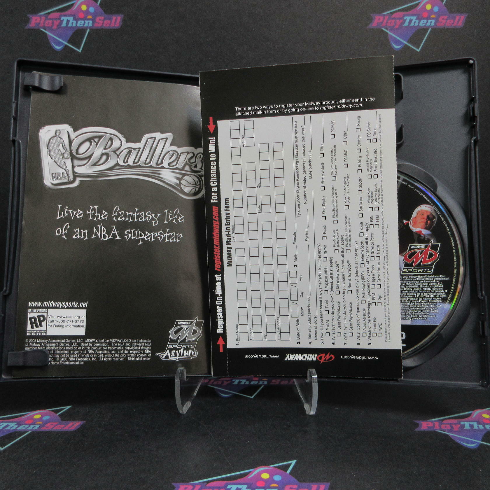 NHL Hitz Pro PS2 PlayStation 2 + Reg Card Complete - Very Good