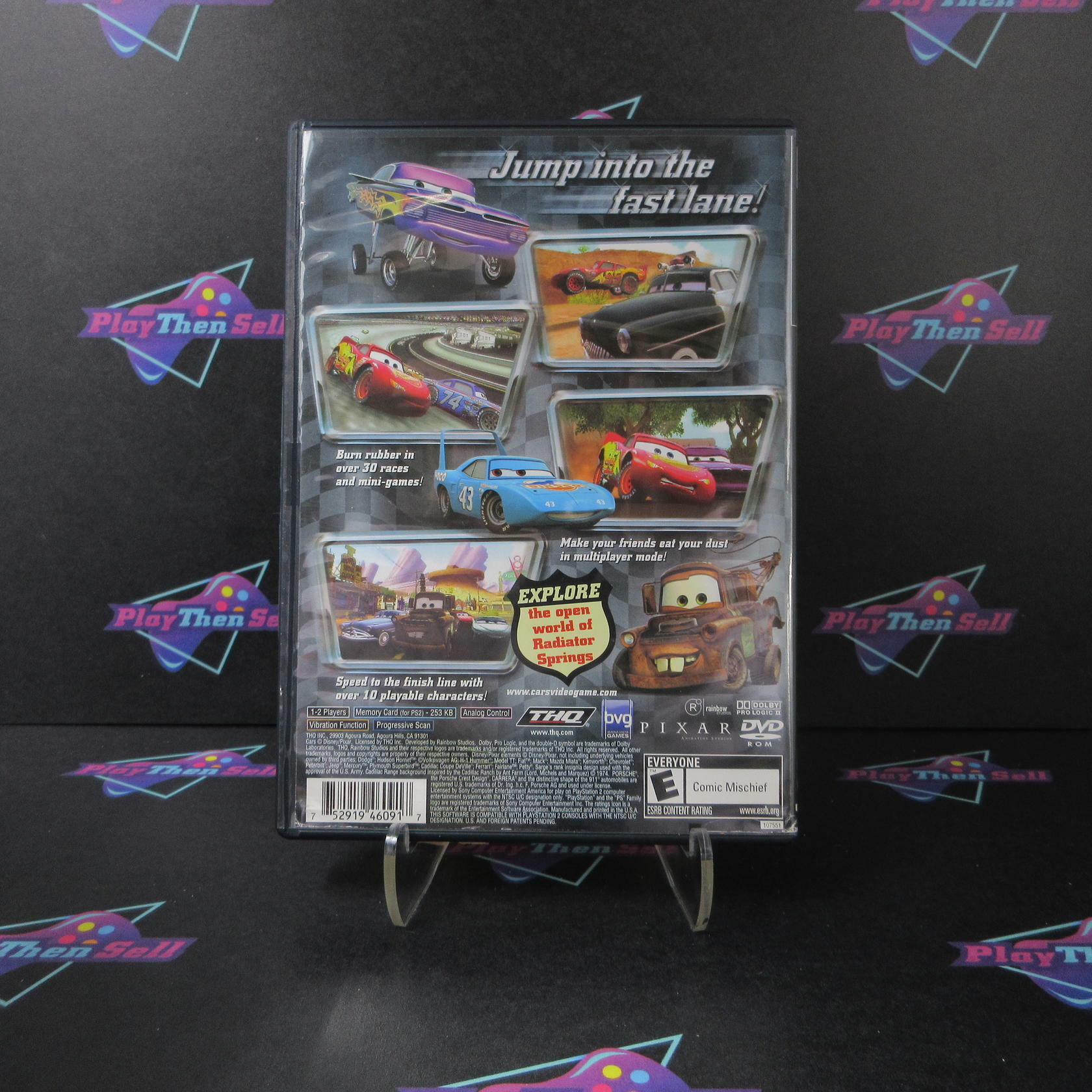 Cars PS2 PlayStation 2 Complete - Very Good