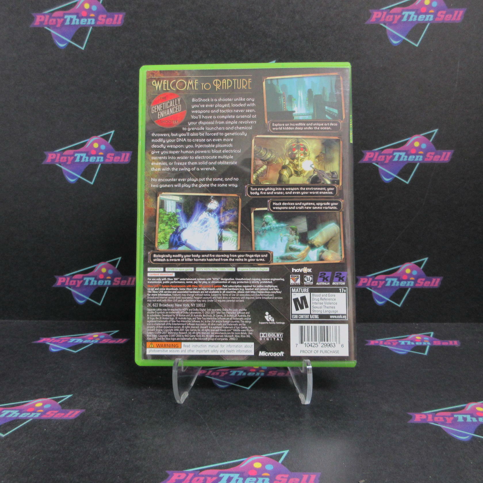 Bioshock Xbox 360 + Sleeve Complete - Refurbished
