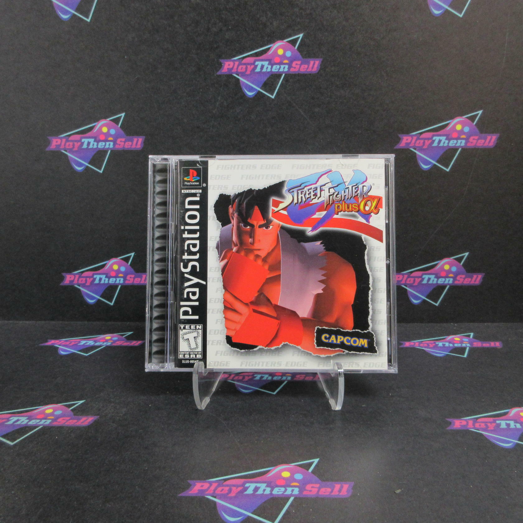 Street Fighter EX Plus Alpha PS1 PlayStation 1 + Reg Card Complete - Refurbished