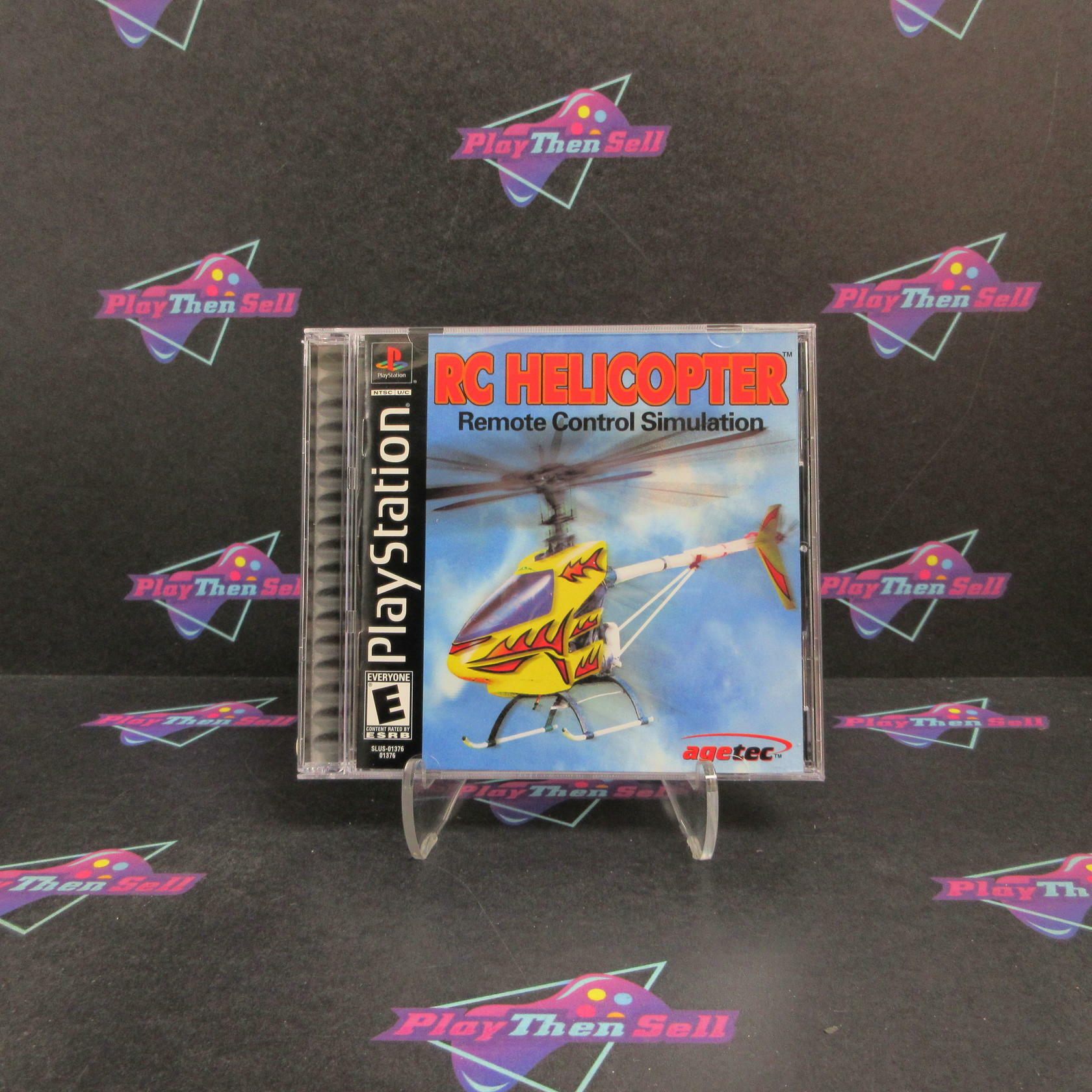 RC Helicopter PS1 PlayStation 1 + Reg Card Complete - Refurbished