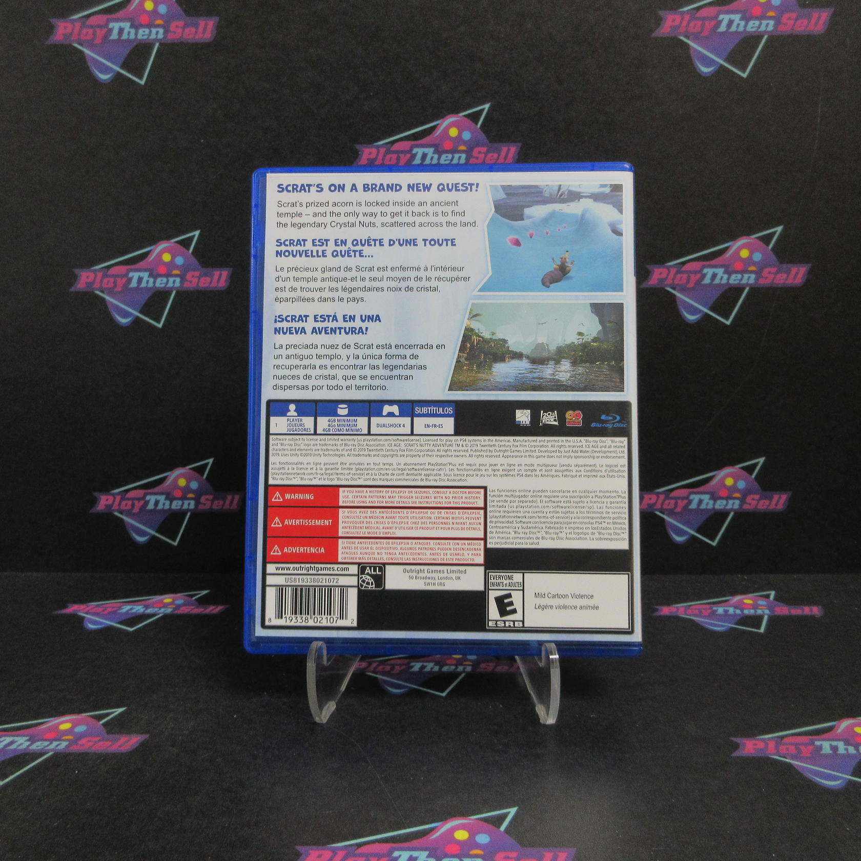 Ice Age Scrat's Nutty Adventure PS4 PlayStation 4 Complete - Refurbished