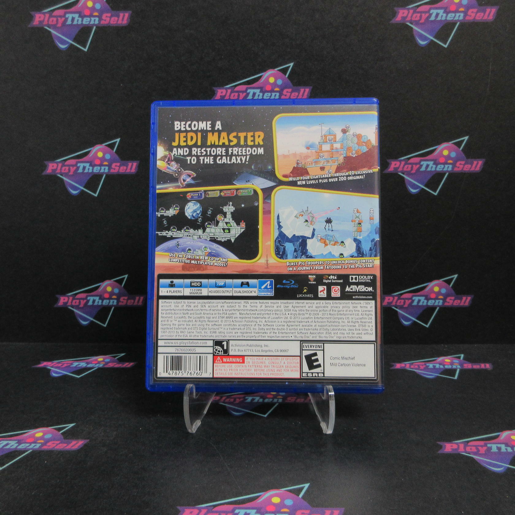 Angry Birds Star Wars PS4 PlayStation 4 Complete - Refurbished