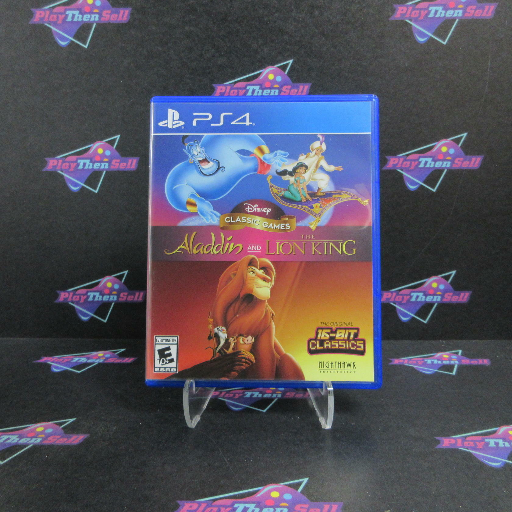 Disney Classic Games Aladdin and The Lion King PS4 PlayStation 4 Complete - Refurbished