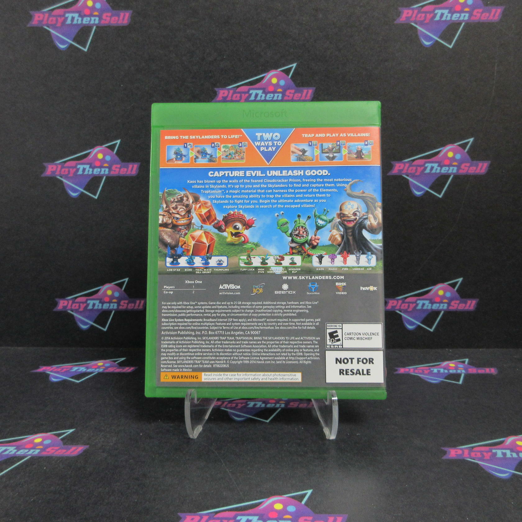 Skylanders Trap Team Xbox One Complete - Very Good