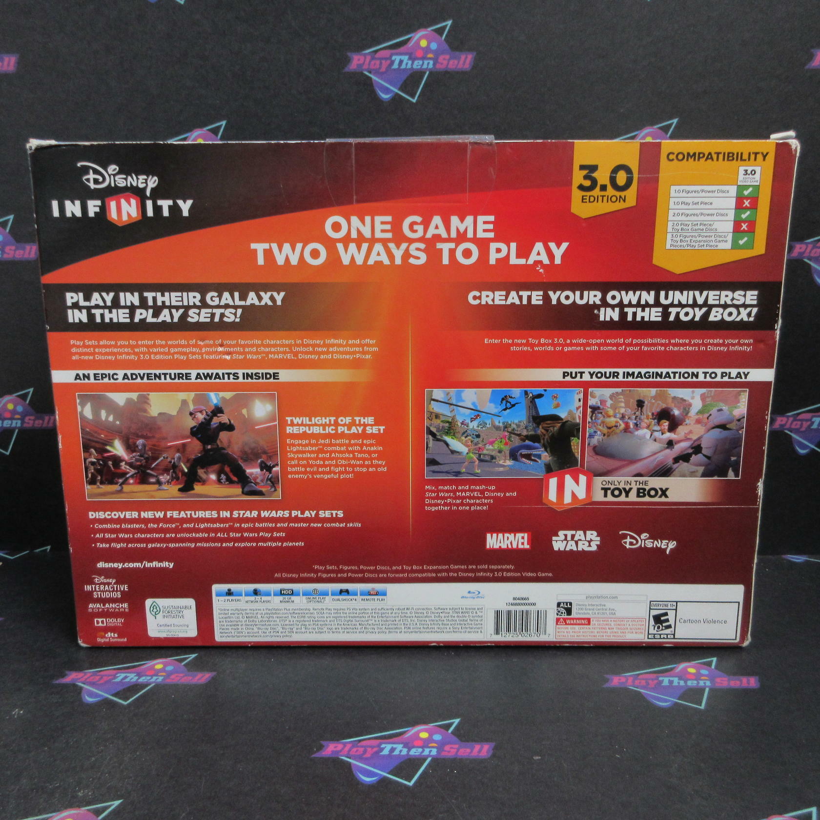 Disney Infinity 3.0 Starter Pack PS4 PlayStation 4 Complete - Refurbished