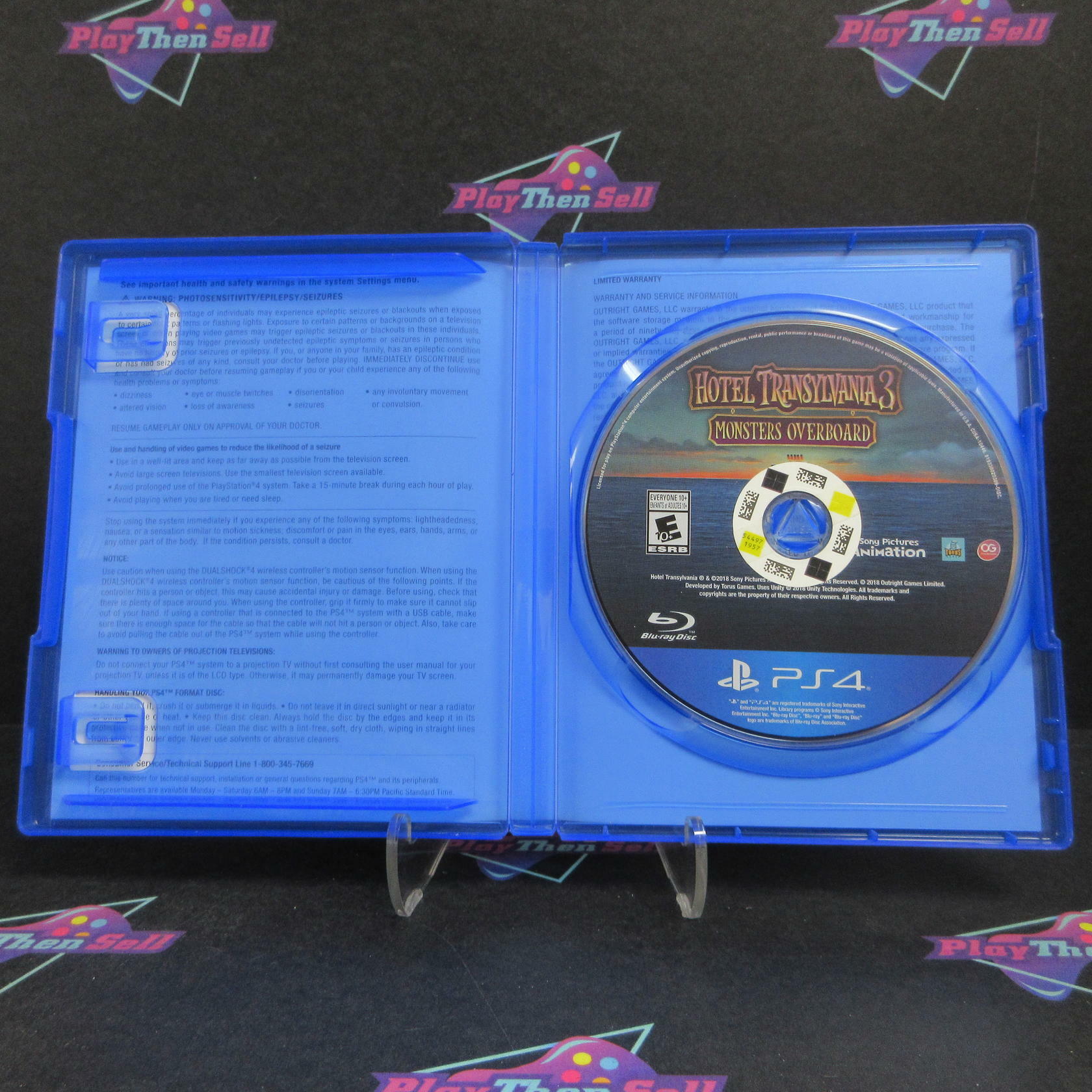 Hotel Transylvania 3 Monsters Overboard PS4 PlayStation 4 Complete - Very Good