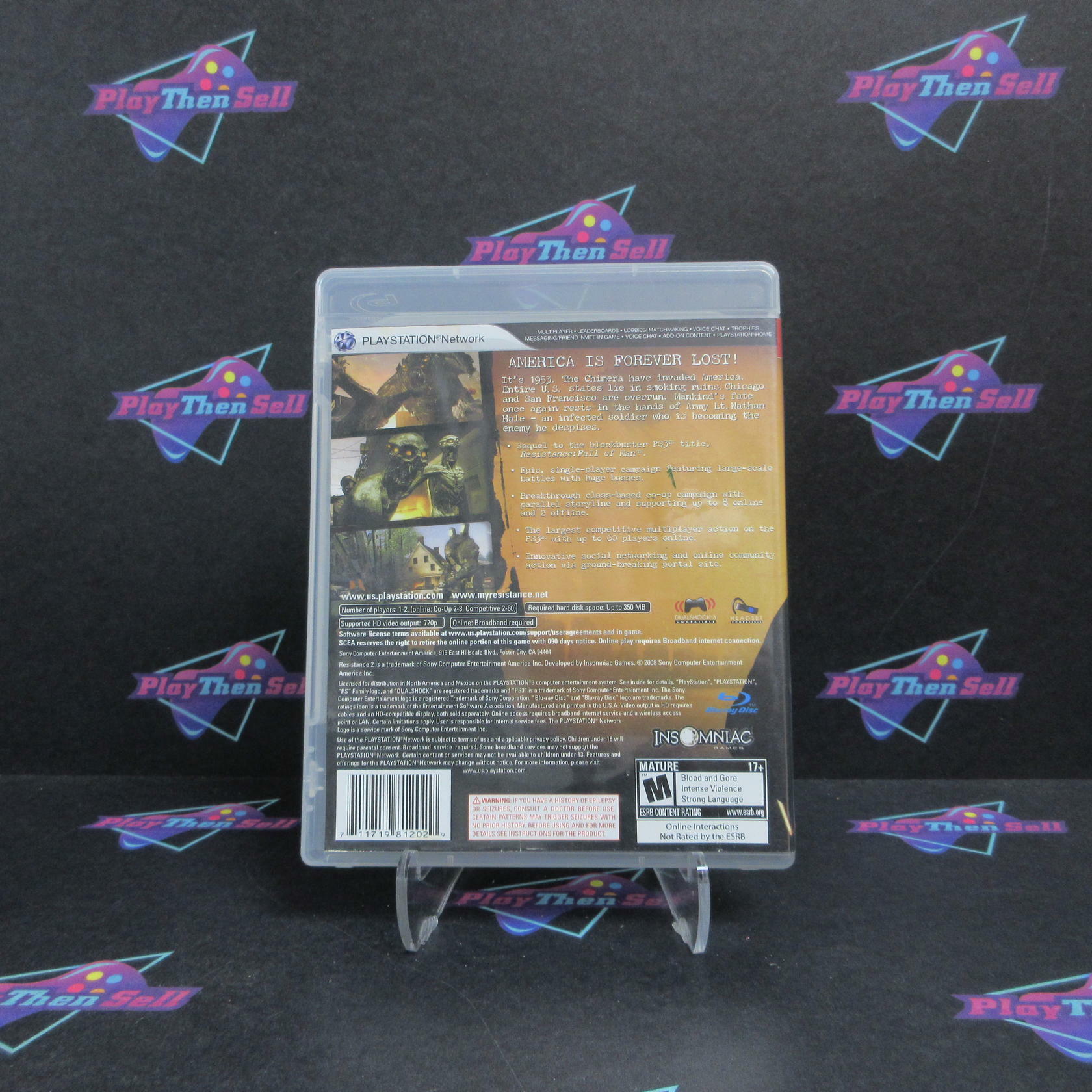 Resistance 2 PS3 PlayStation 3 Complete - Very Good