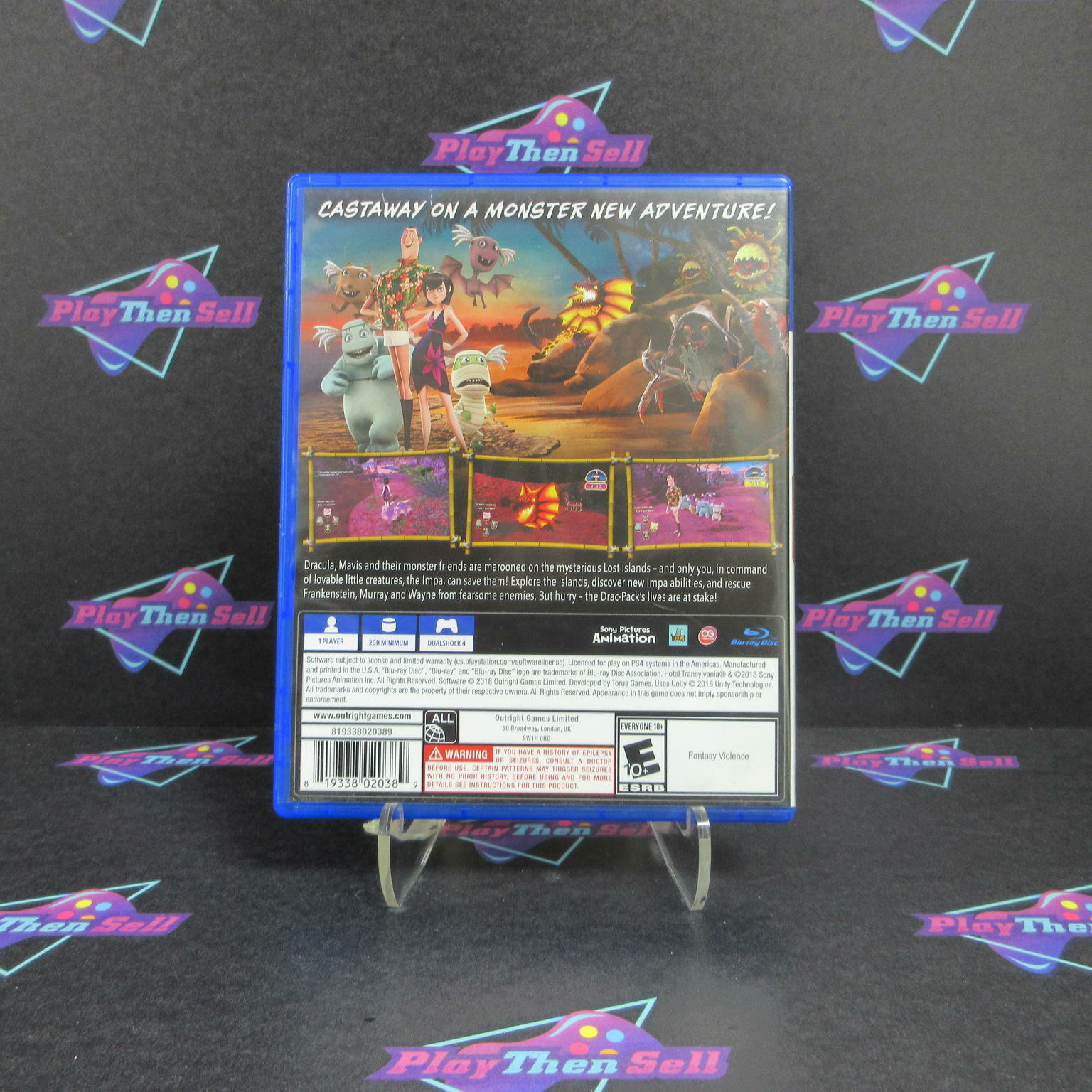 Hotel Transylvania 3 Monsters Overboard PS4 PlayStation 4 Complete - Very Good