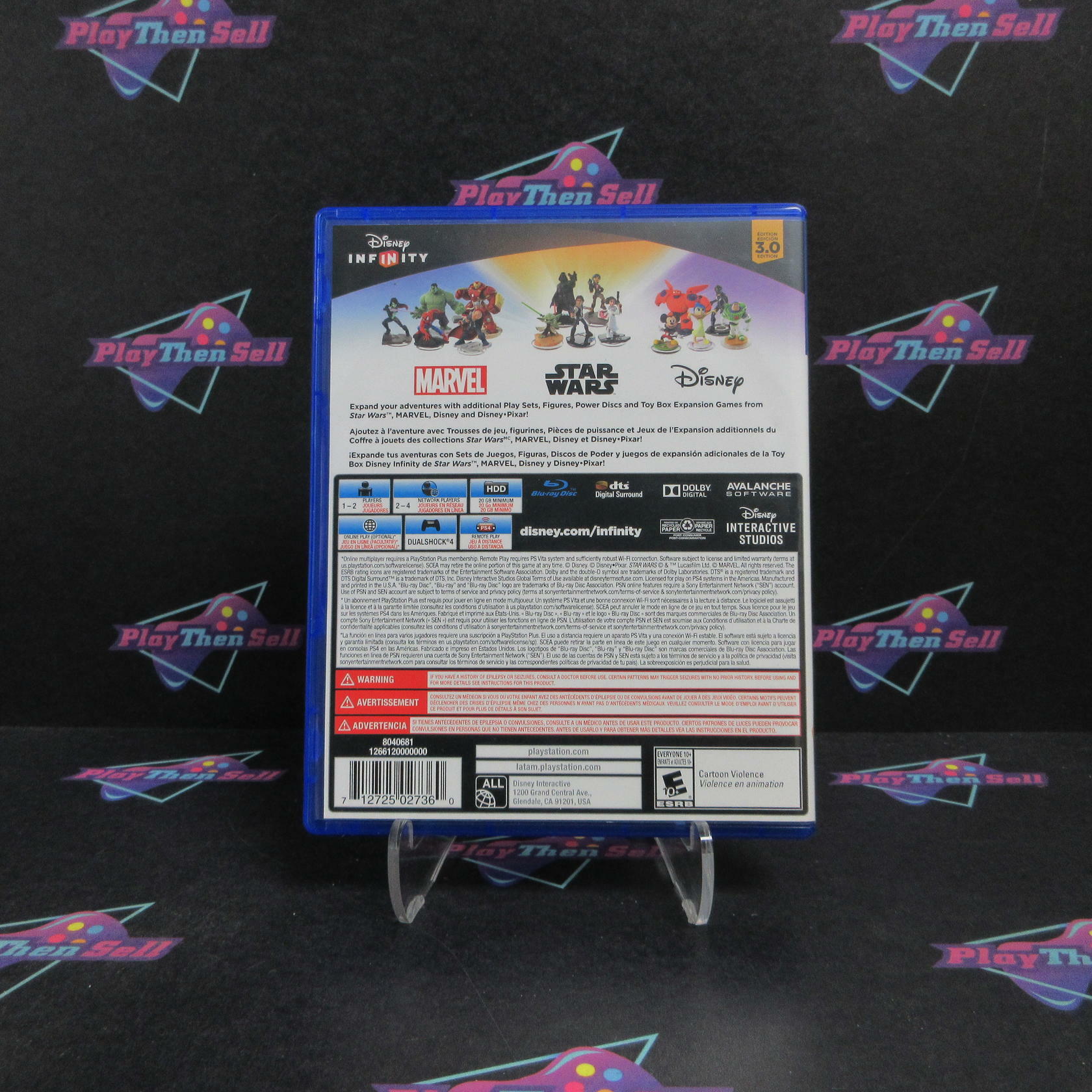 Disney Infinity 3.0 Starter Pack PS4 PlayStation 4 Complete - Refurbished